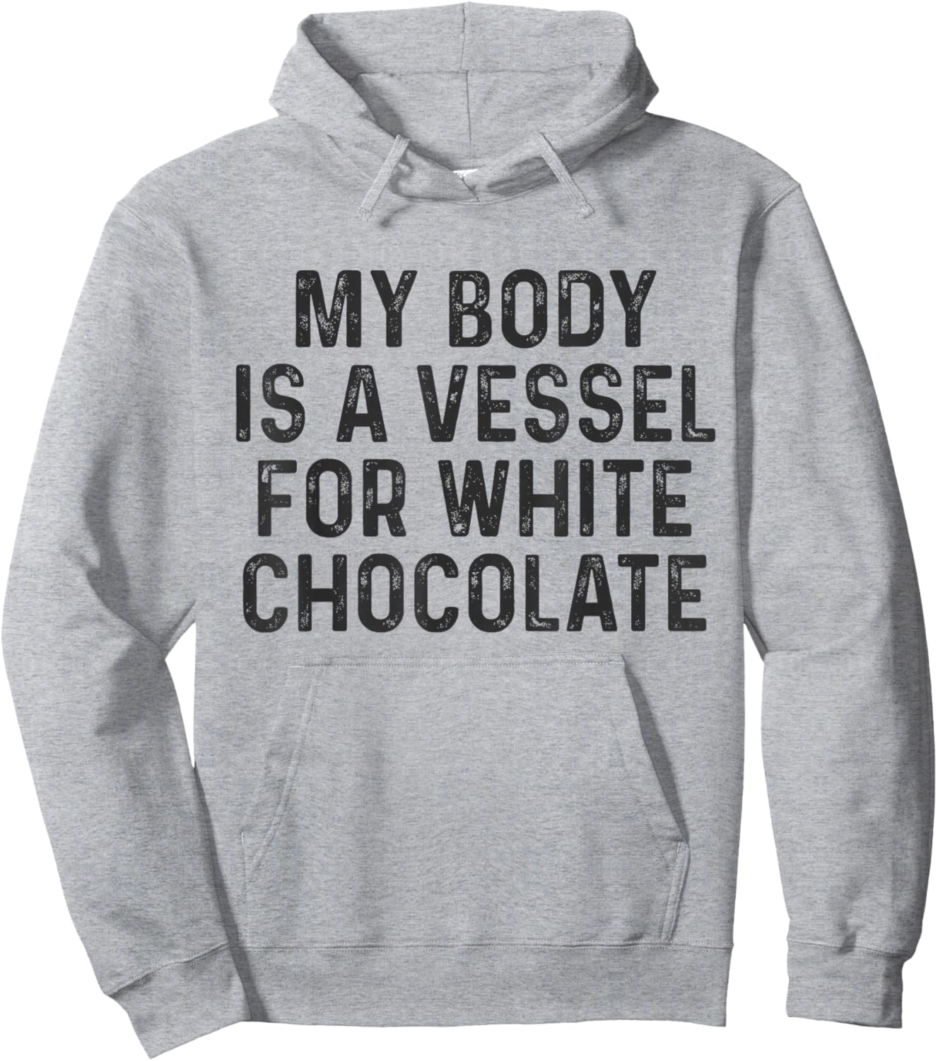 Funny White Chocolate Lover Hoodie - Hoodie | Ash
