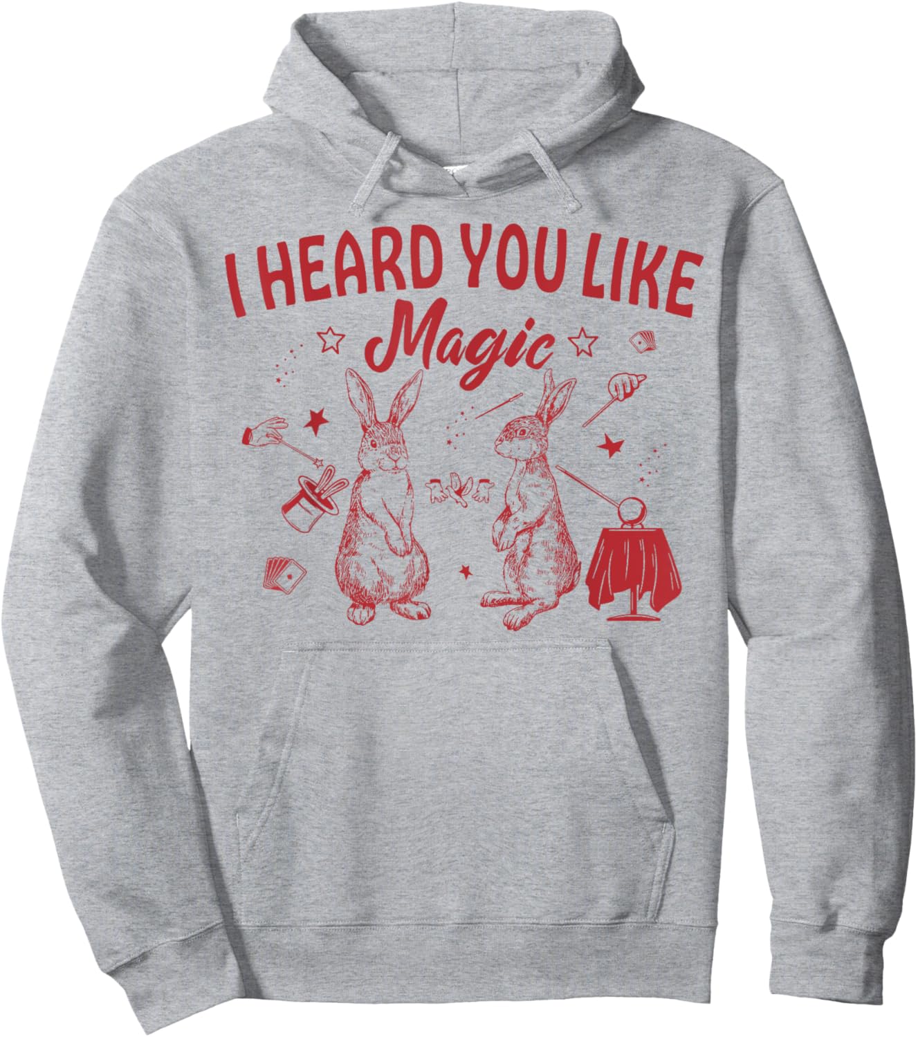 Bunny I Heard You Like Magic Hoodie - Hoodie | Ash