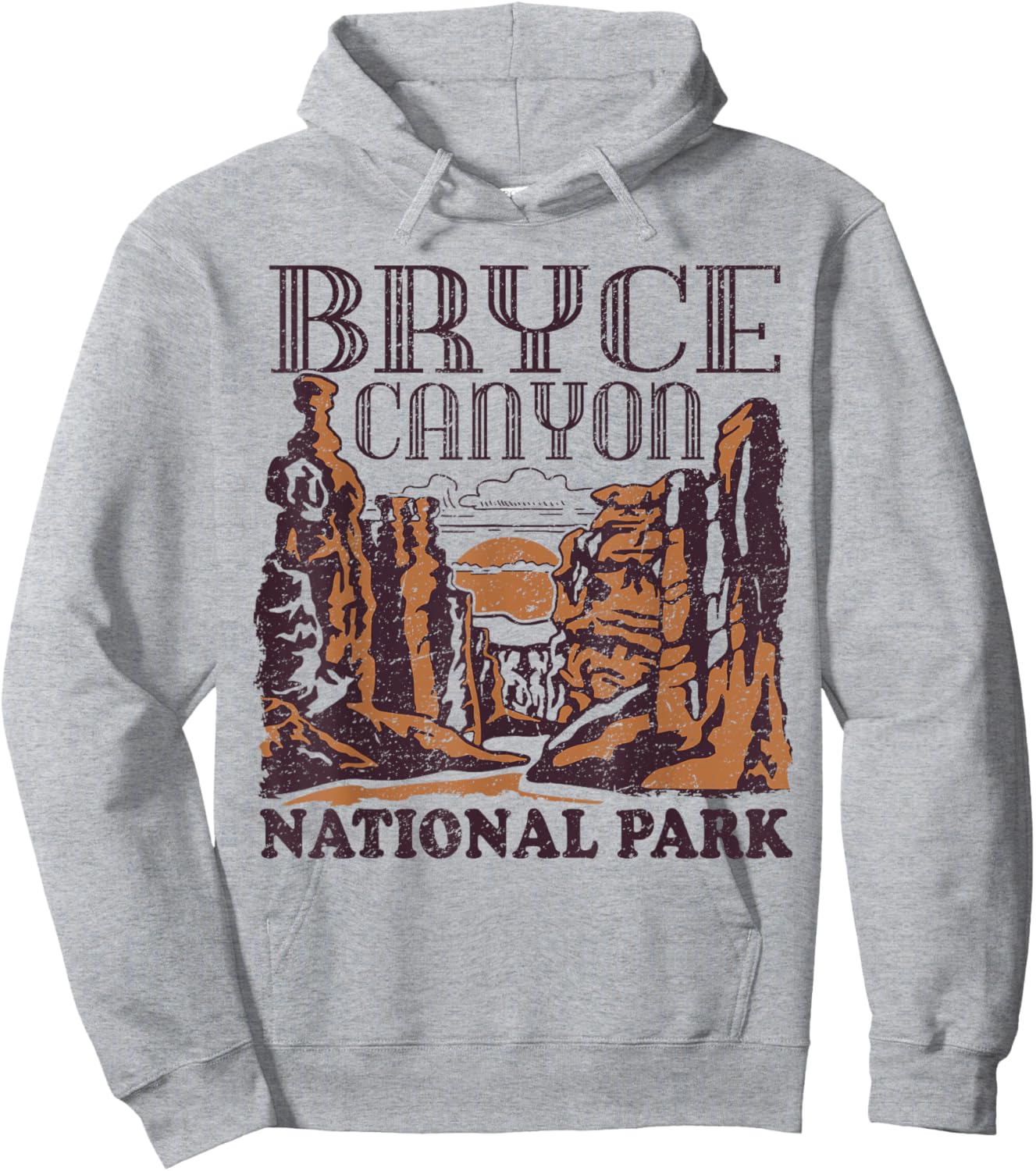 Bryce Canyon National Park Utah Hoodie - Hoodie | Ash