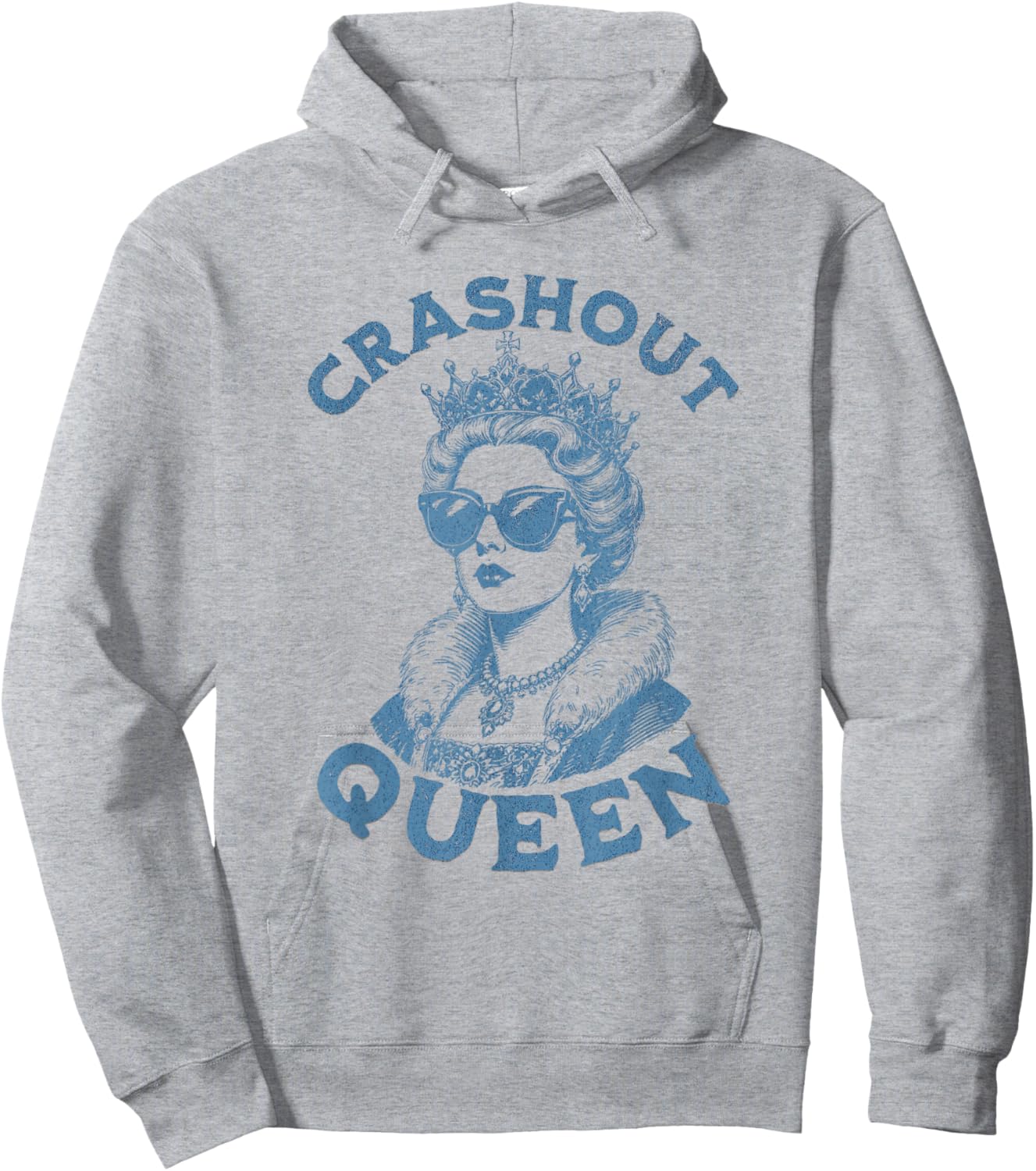 Crashout Queen Funny Women's Hoodie - Hoodie | Ash
