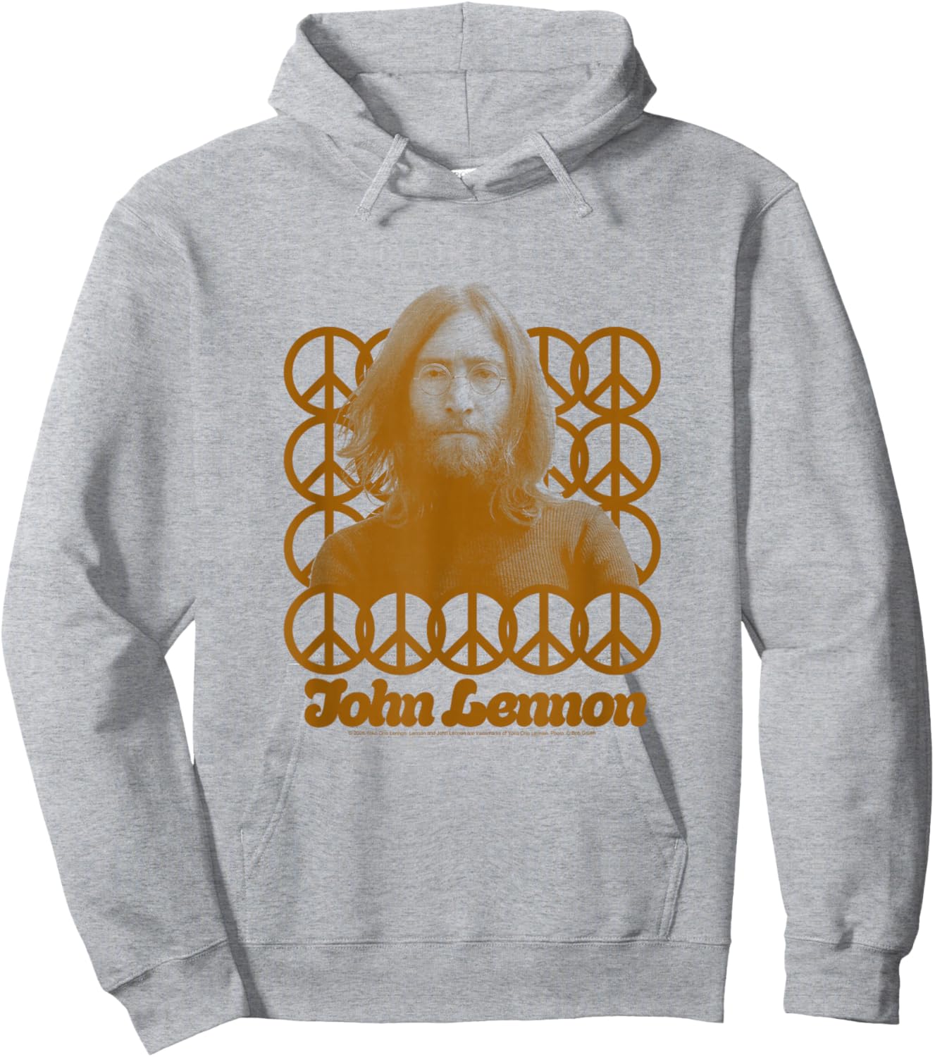 John Lennon - Friedensporträt Hoodie - Hoodie | Ash