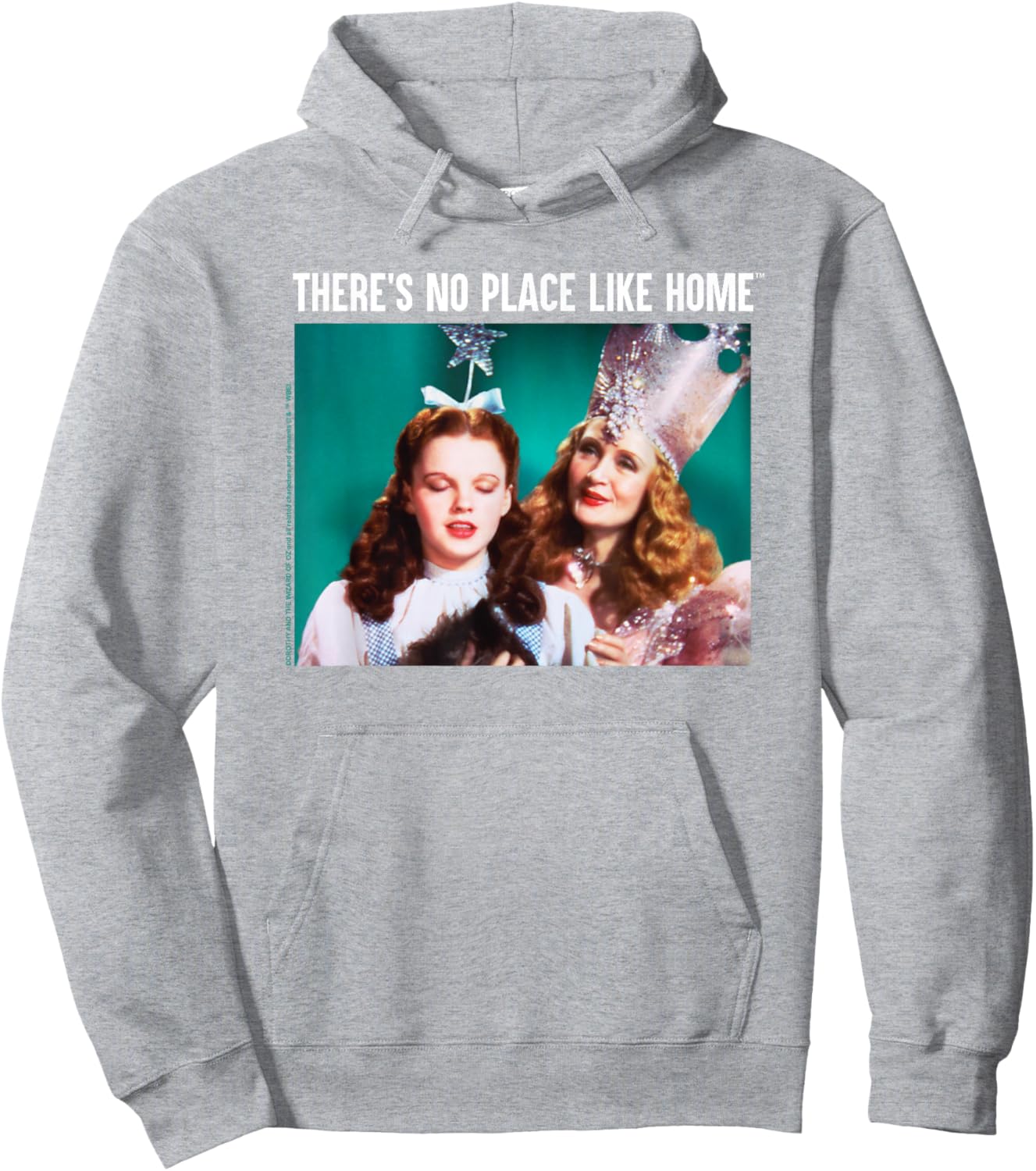The Wizard of Oz No Place Like Home Glenda Hoodie - Hoodie | Ash