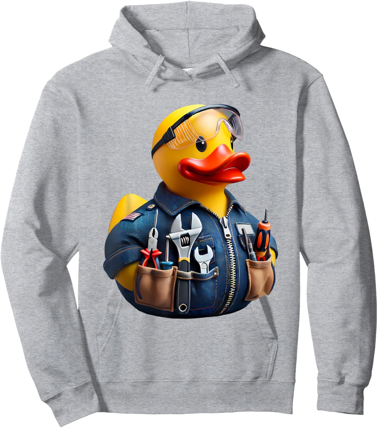 Electrician Rubber Duck Ducky Duckie Hoodie - Hoodie | Ash