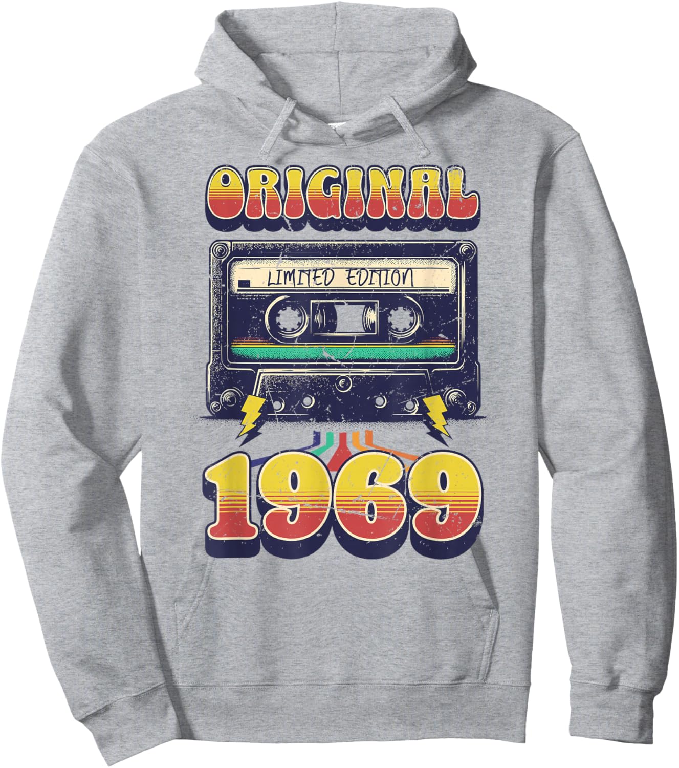 56th Birthday Retro Vintage 1969 Men Women Hoodie - Hoodie | Ash