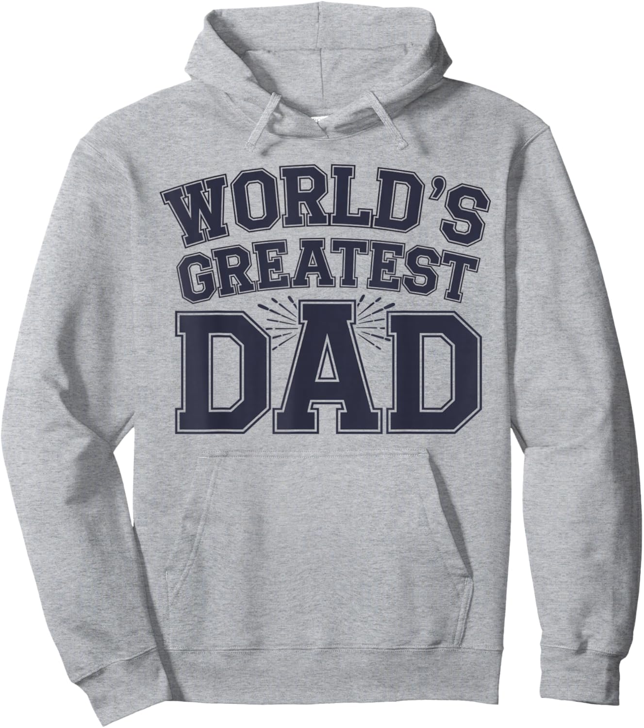 World's Greatest Dad Appreciation Graphic Hoodie - Hoodie | Ash
