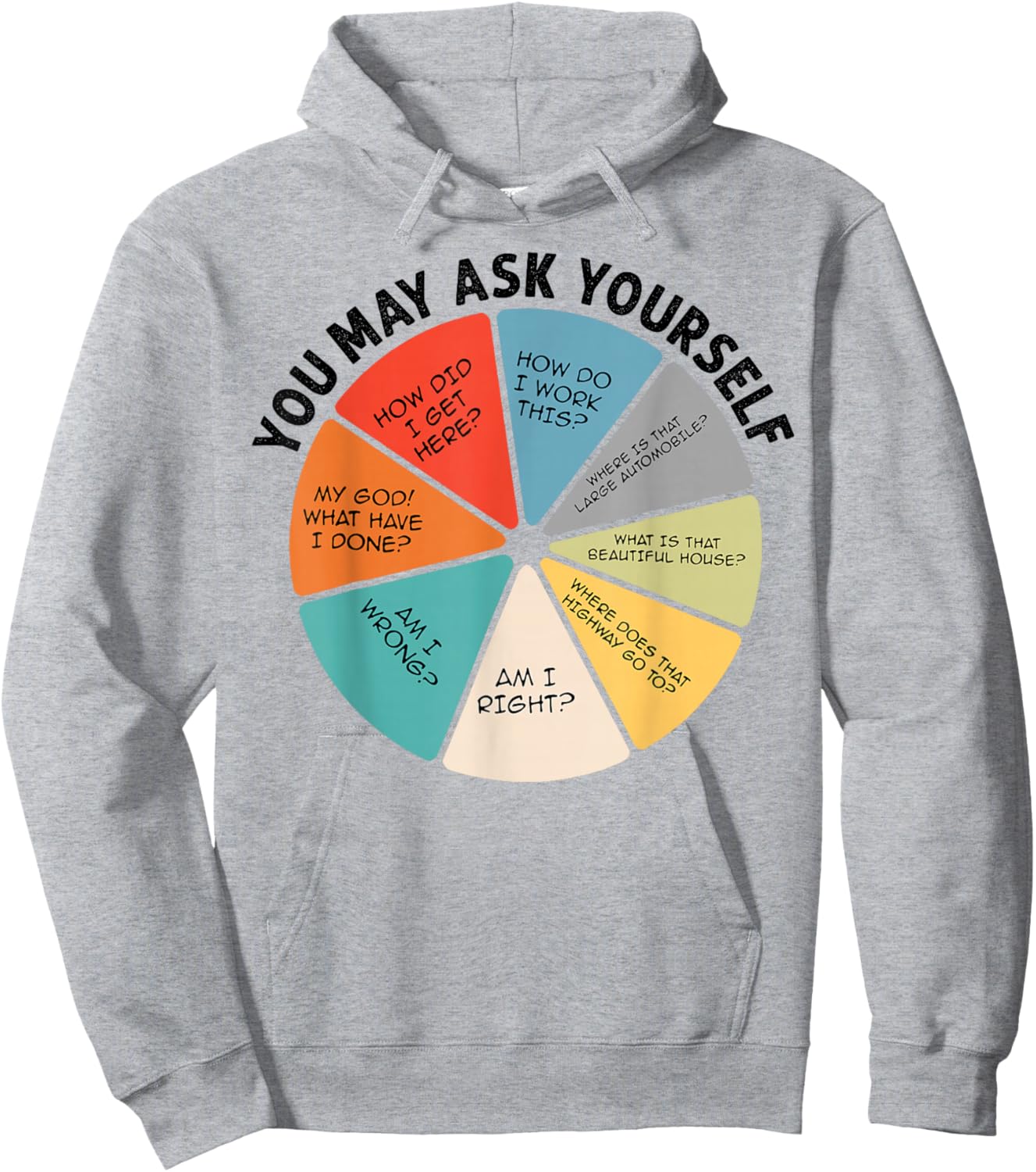 You May Ask Yourself Hoodie - Hoodie | Ash