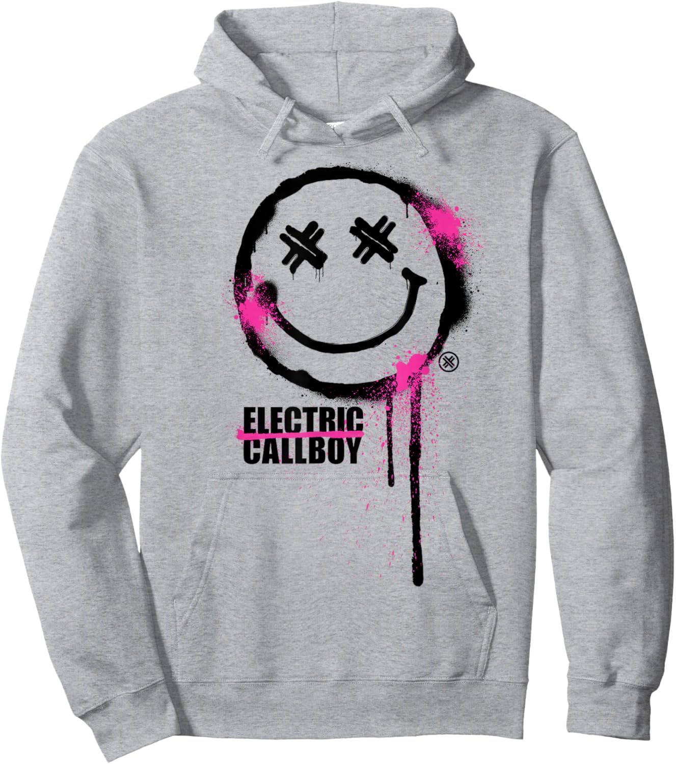 Spray Smile Hoodie - Hoodie | Ash