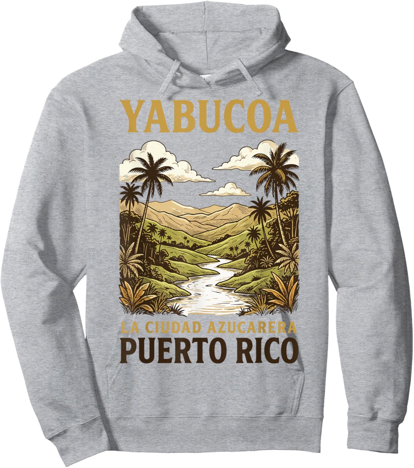 Yabucoa La Ciudad Azucarera Puerto Rico Hoodie - Hoodie | Ash