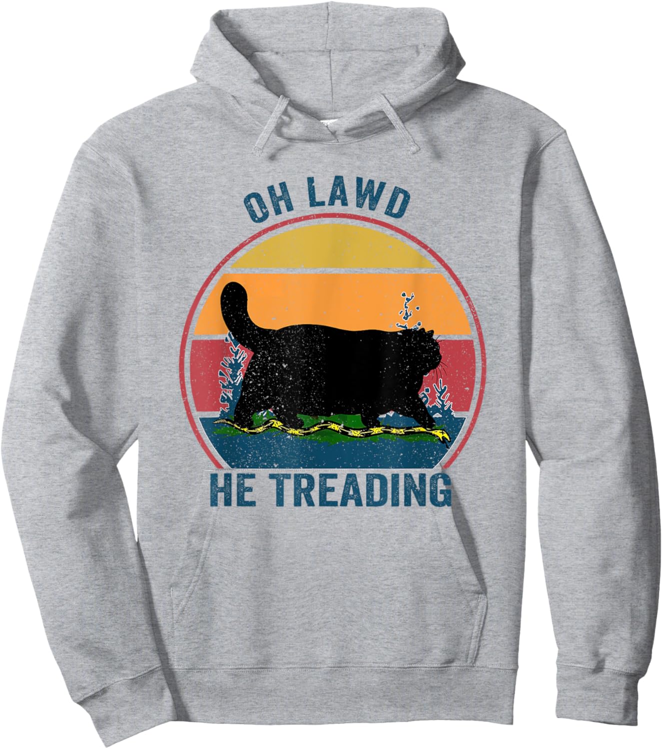 Oh Lawd He Treading Hoodie - Hoodie | Ash