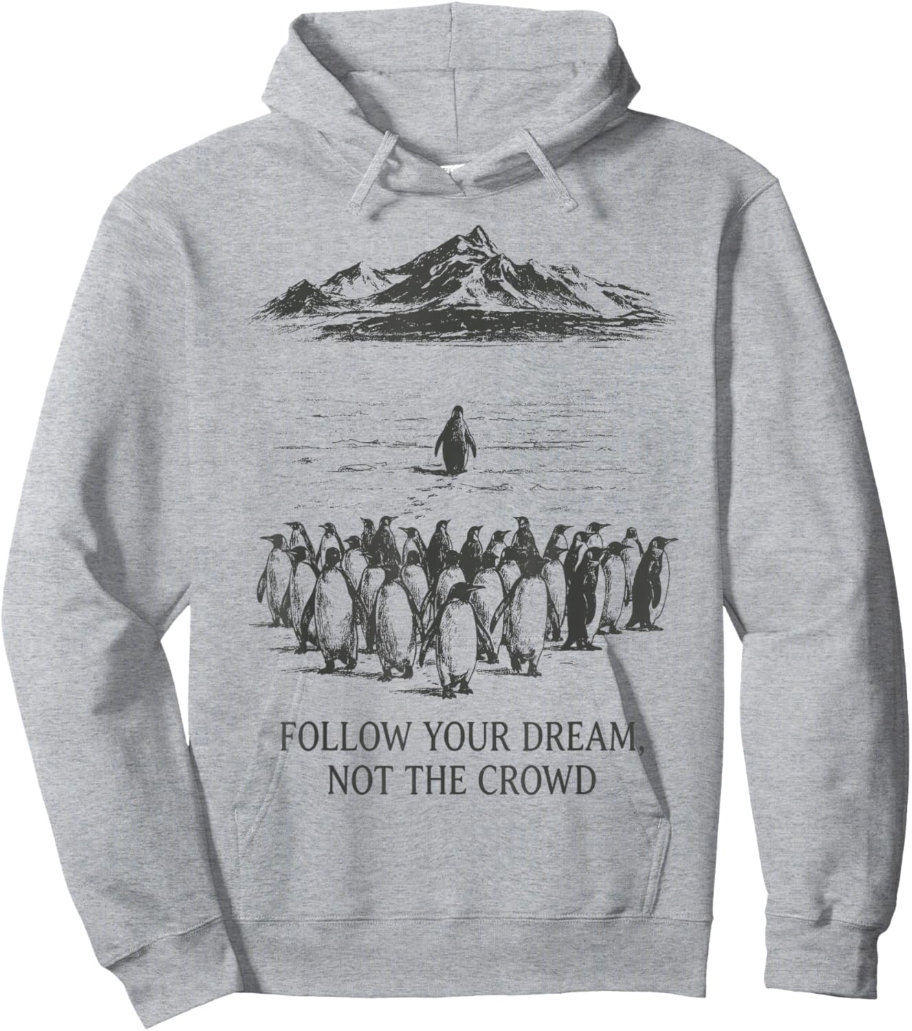 Penguin But Why Meme Motivation Hoodie - Hoodie | Ash
