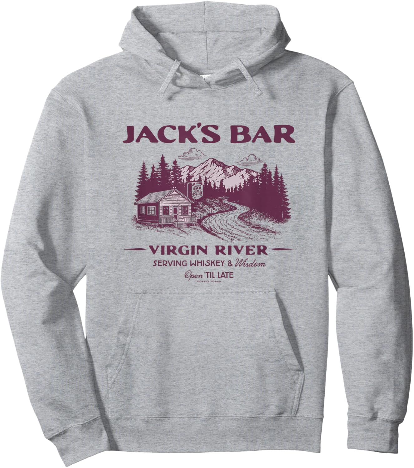 Virgin River Jack’s Bar Officially Licensed Hoodie - Hoodie | Ash