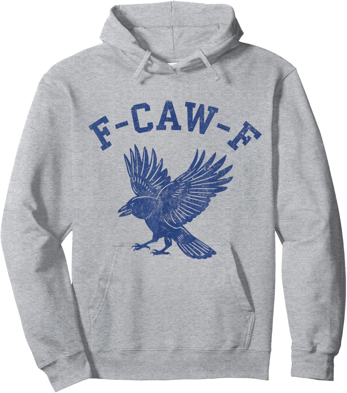 Funny F-CAW-F Crow Hoodie - Hoodie | Ash