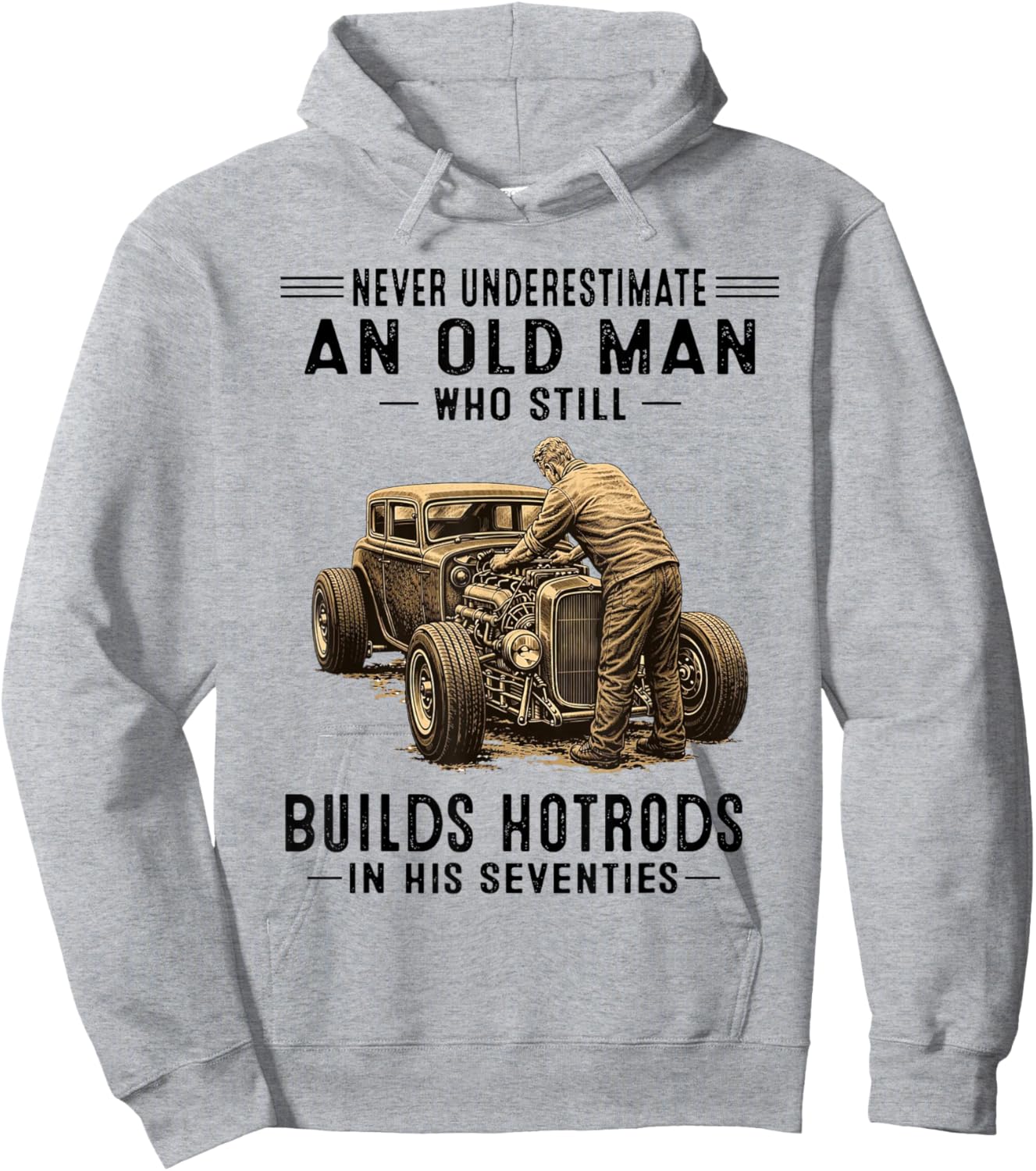 Hotrods in Hoodie - Hoodie | Ash