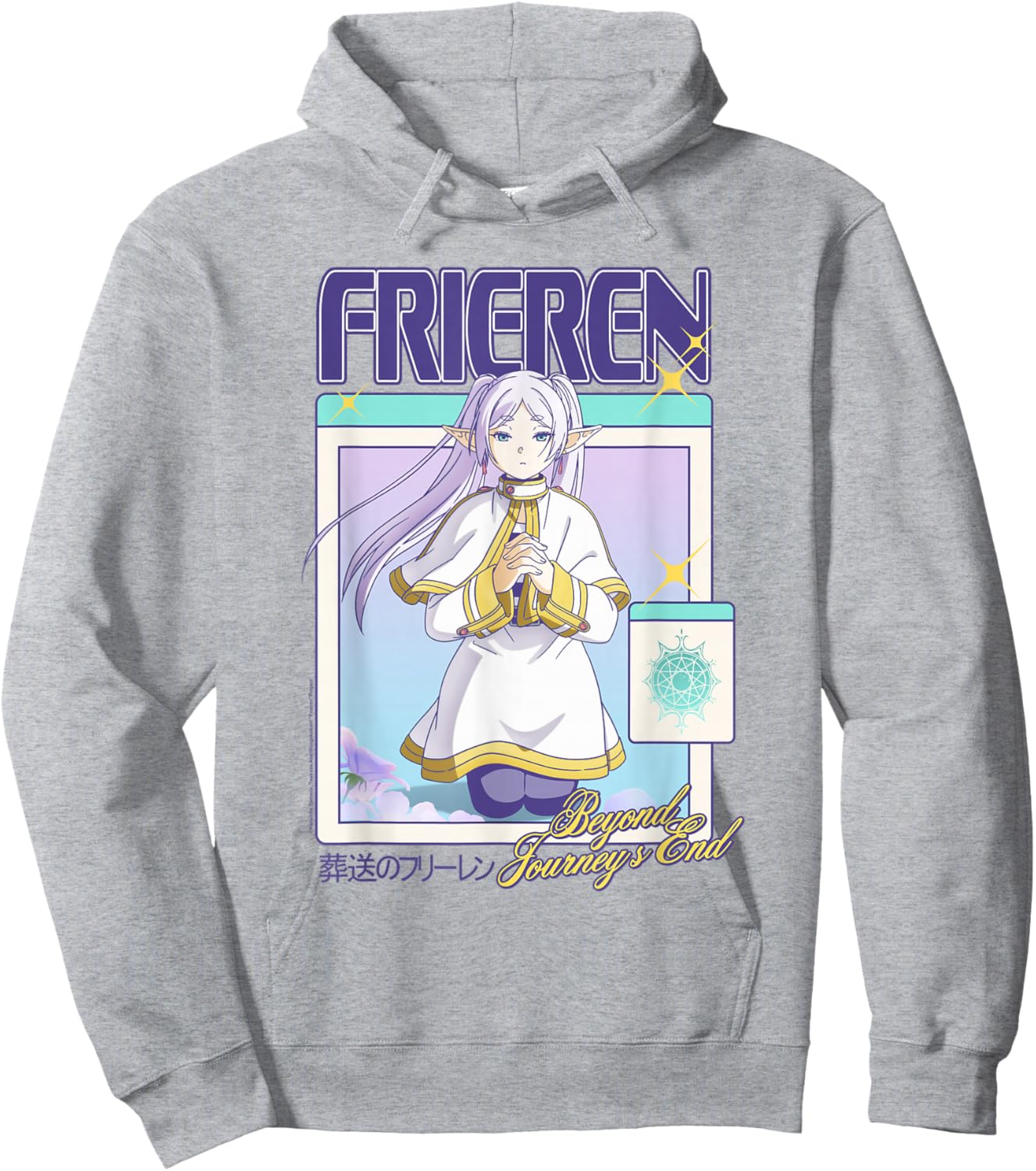 Frieren Gamer Girl Windows Y2K Fantasy Anime Hoodie - Hoodie | Ash