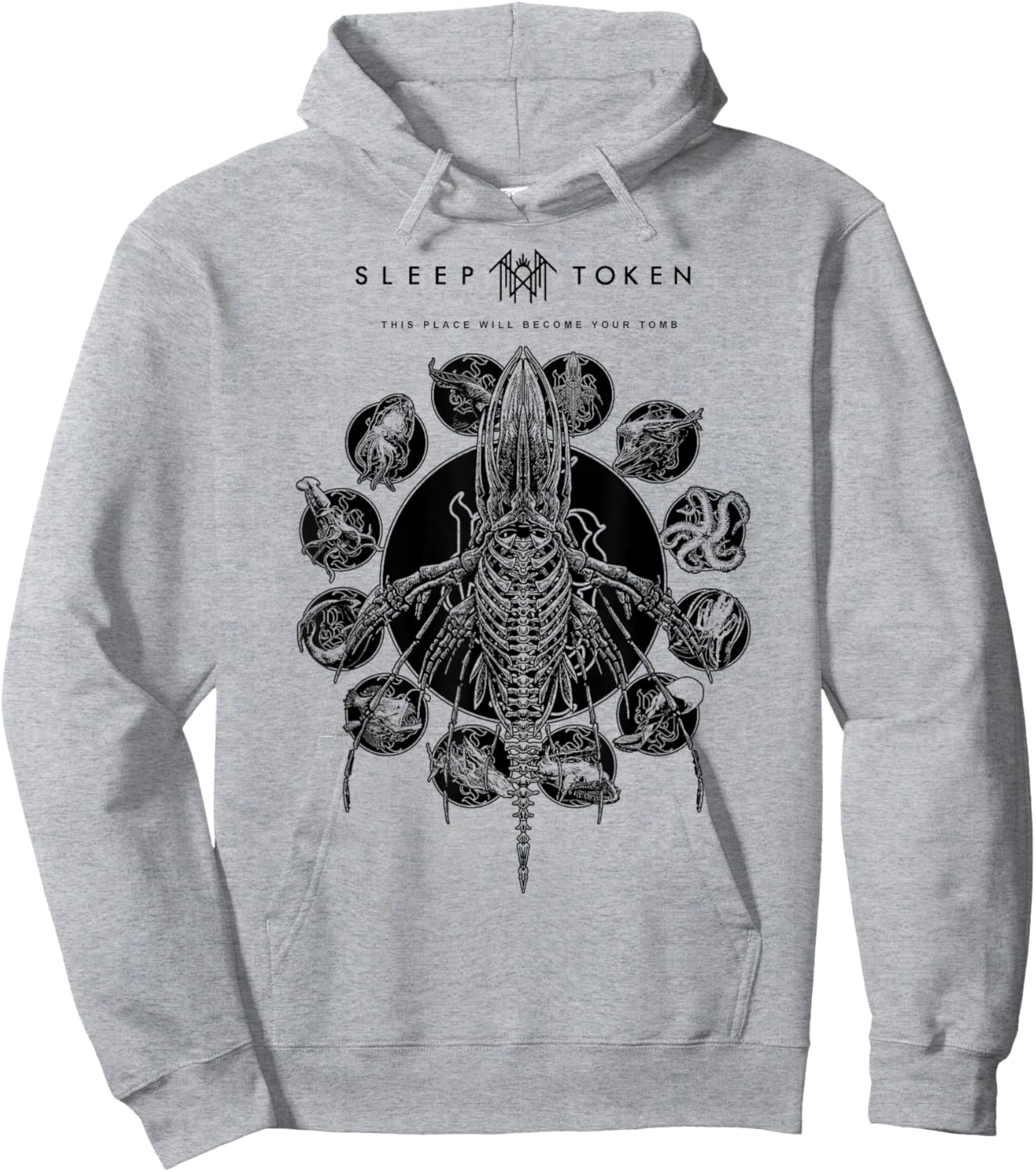 Sleep Token Remains White Hoodie - Hoodie | Ash