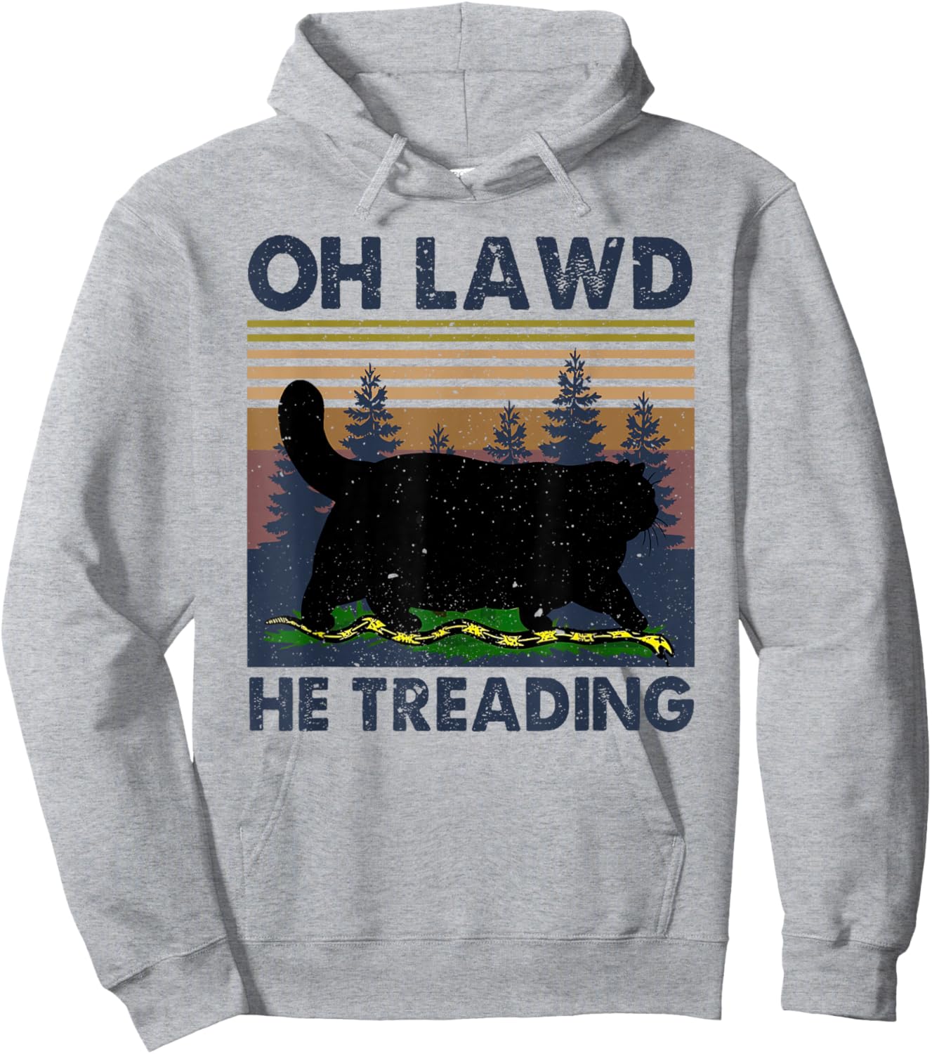 Oh Lawd He Treading Hoodie - Hoodie | Ash