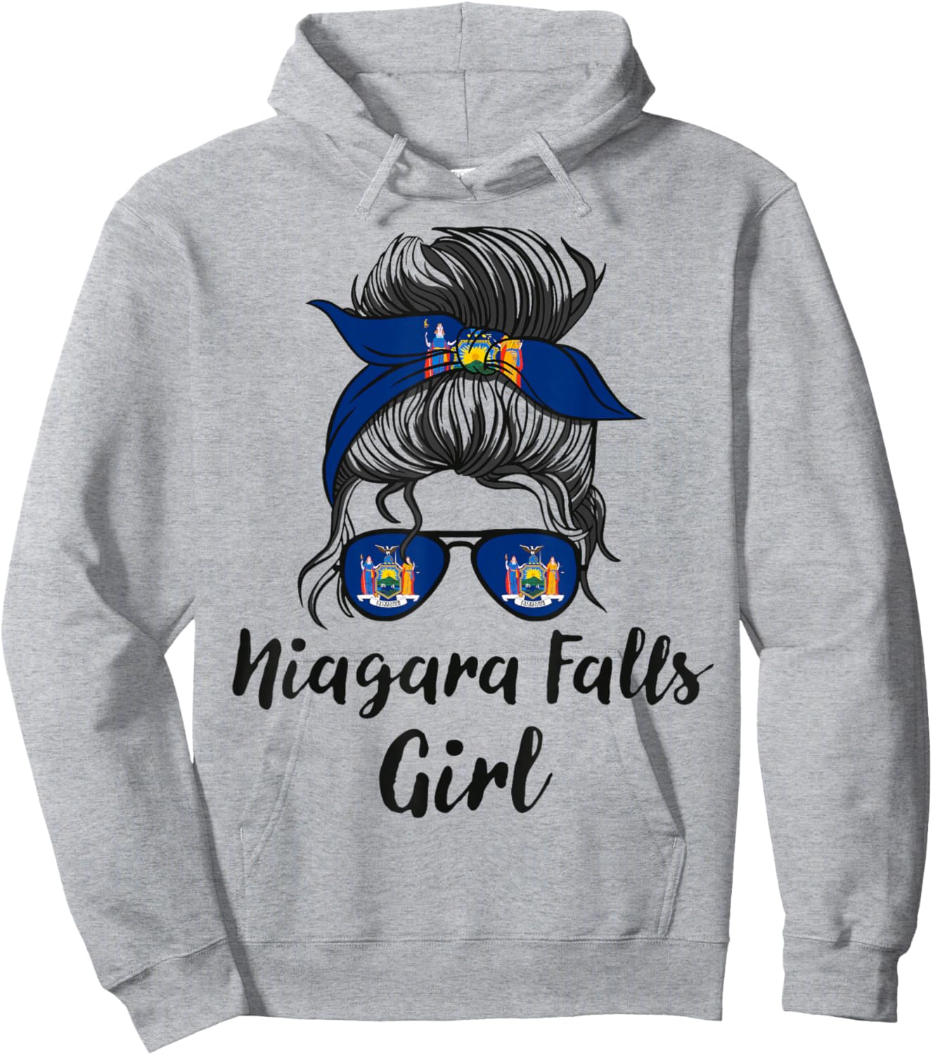 Niagara Falls New York Women Girl Hoodie - Hoodie | Ash