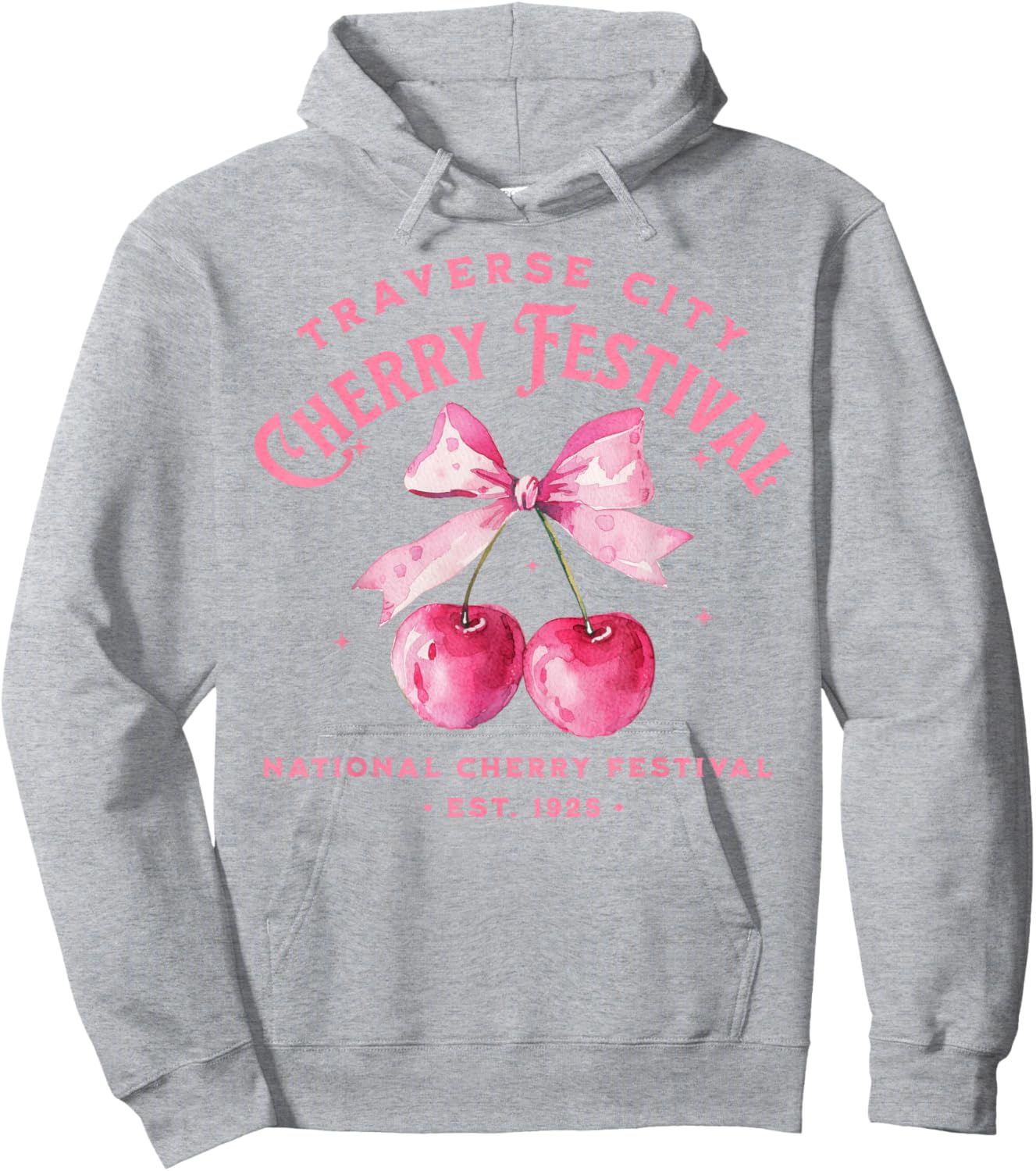 Traverse City Cherry Festival Inspired Design Hoodie - Hoodie | Ash