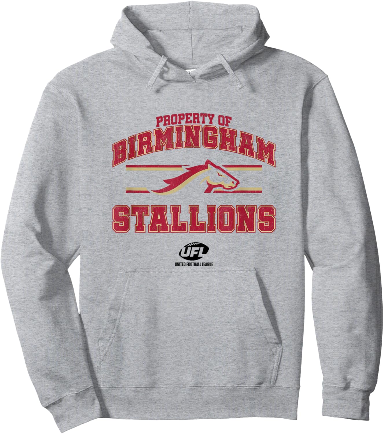 Property of Birmingham Stallions - Birmingham Hoodie - Hoodie | Ash