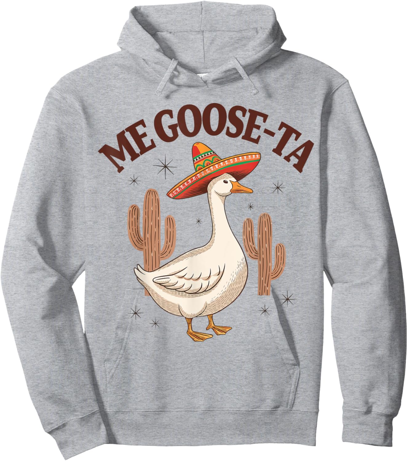 Me Goose-Ta Mexican Goose Hoodie - Hoodie | Ash