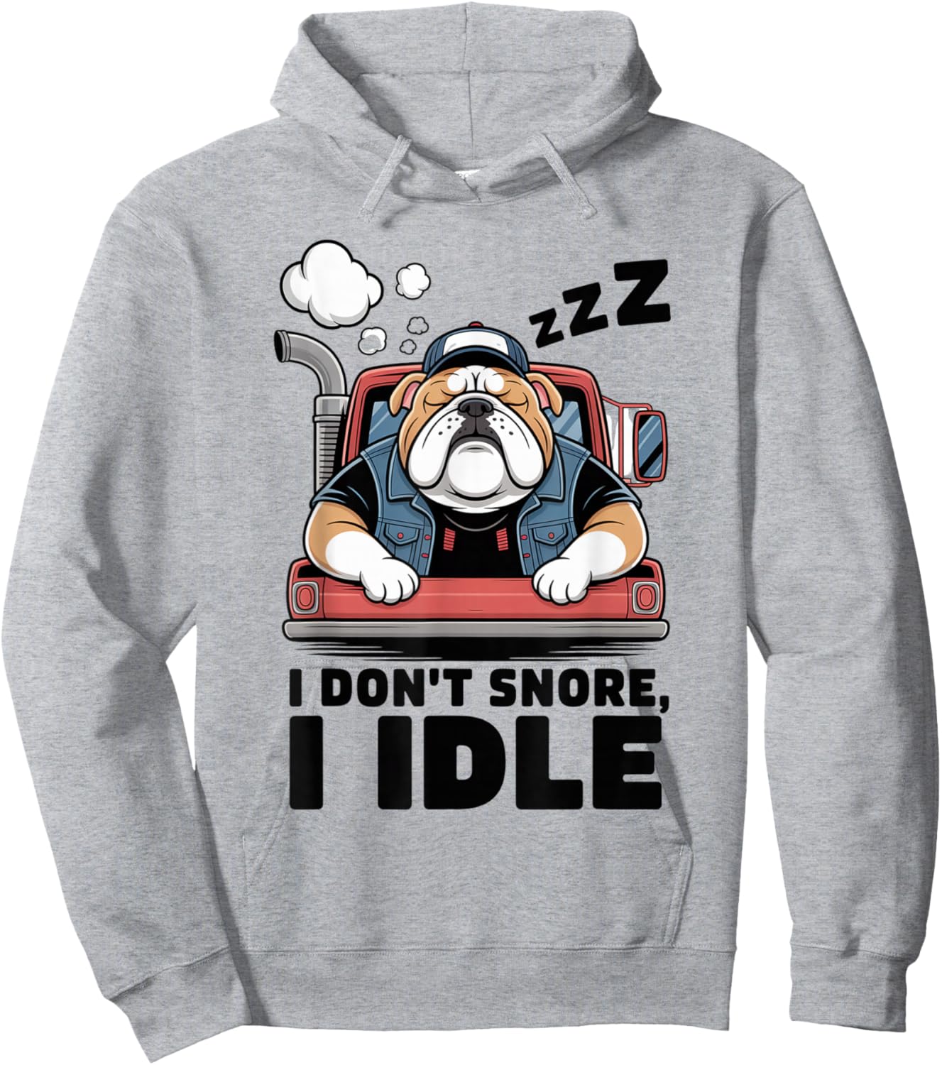 Truck Driver Trucker Semi Truck 18 Wheeler Hoodie - Hoodie | Ash