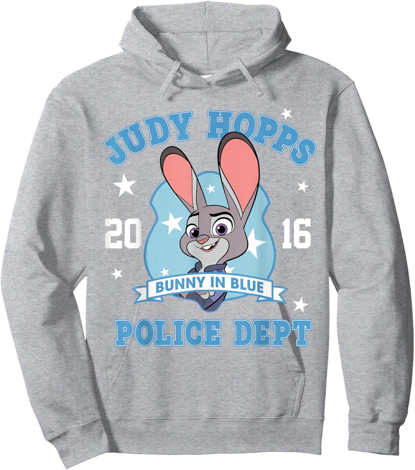Zootopia 2 Judy Hopps Police Dept Hoodie - Hoodie | Ash