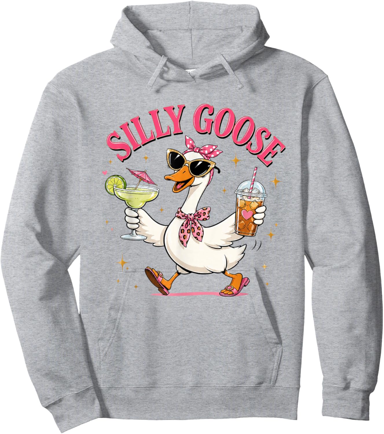 Silly Goose Funny Meme Cute Silly Goose Hoodie - Hoodie | Ash