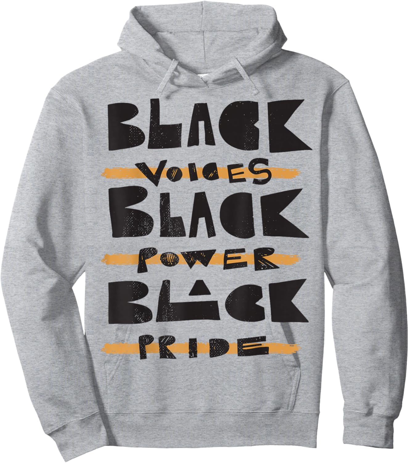 Black Voices, Black Power, Black Pride. Hoodie - Hoodie | Ash