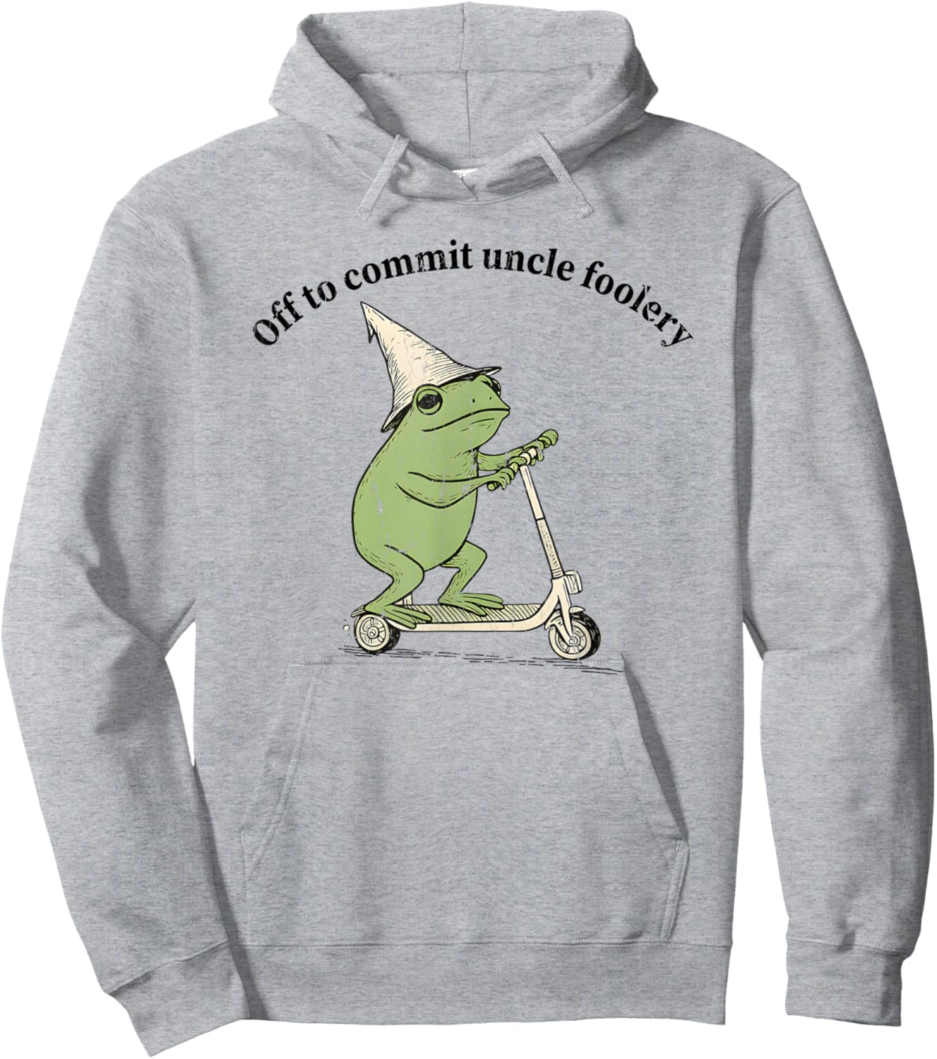 Off to Commit Uncle Foolery, Uncle Frog Hoodie - Hoodie | Ash