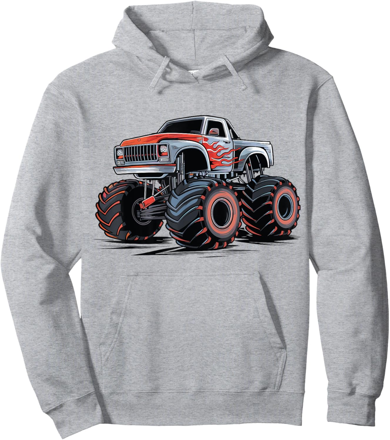 Monster Truck for toddlers Youth & Adults Hoodie - Hoodie | Ash
