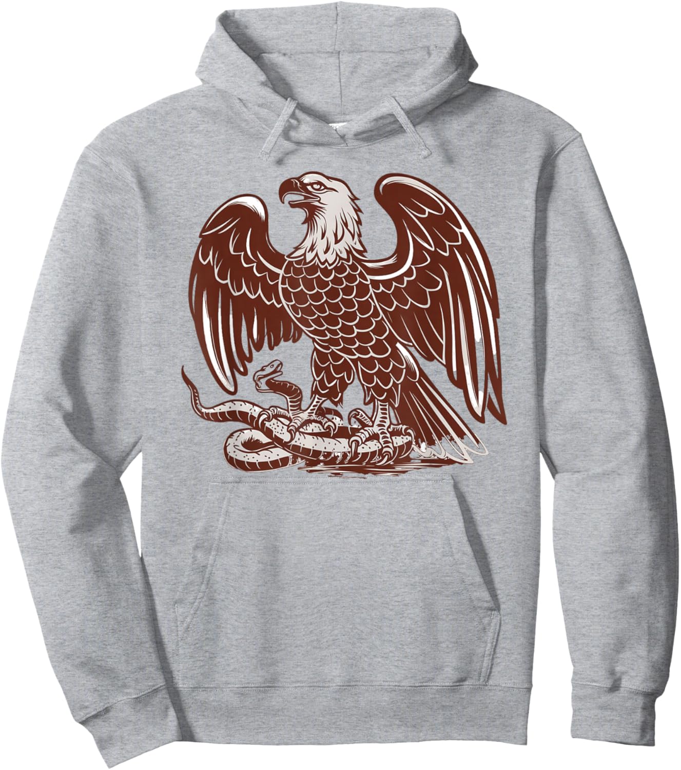 Mexican Eagle Hoodie - Hoodie | Ash