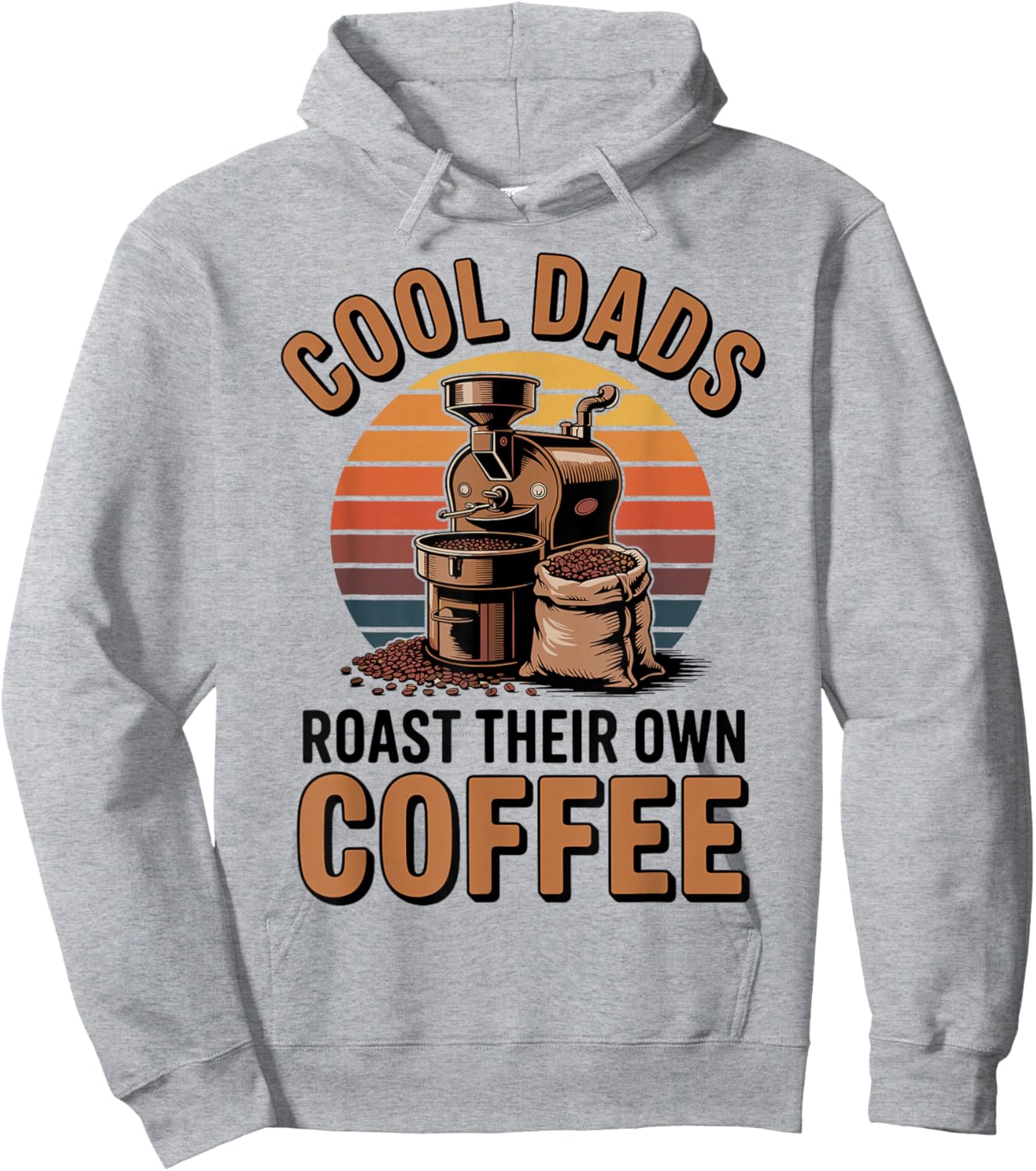 Cool Dads Roast Coffee Funny Coffee Roasting Hoodie - Hoodie | Ash