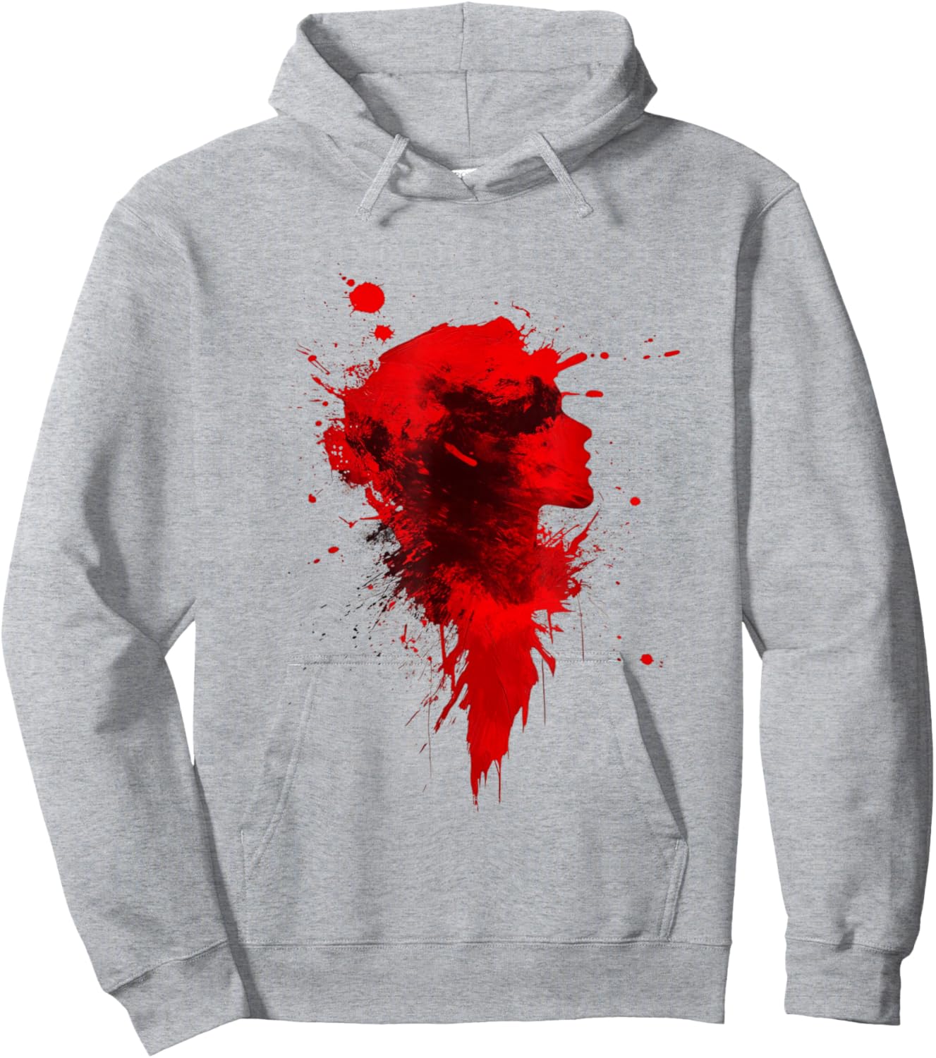 Halloween Fake Blood Hoodie - Hoodie | Ash