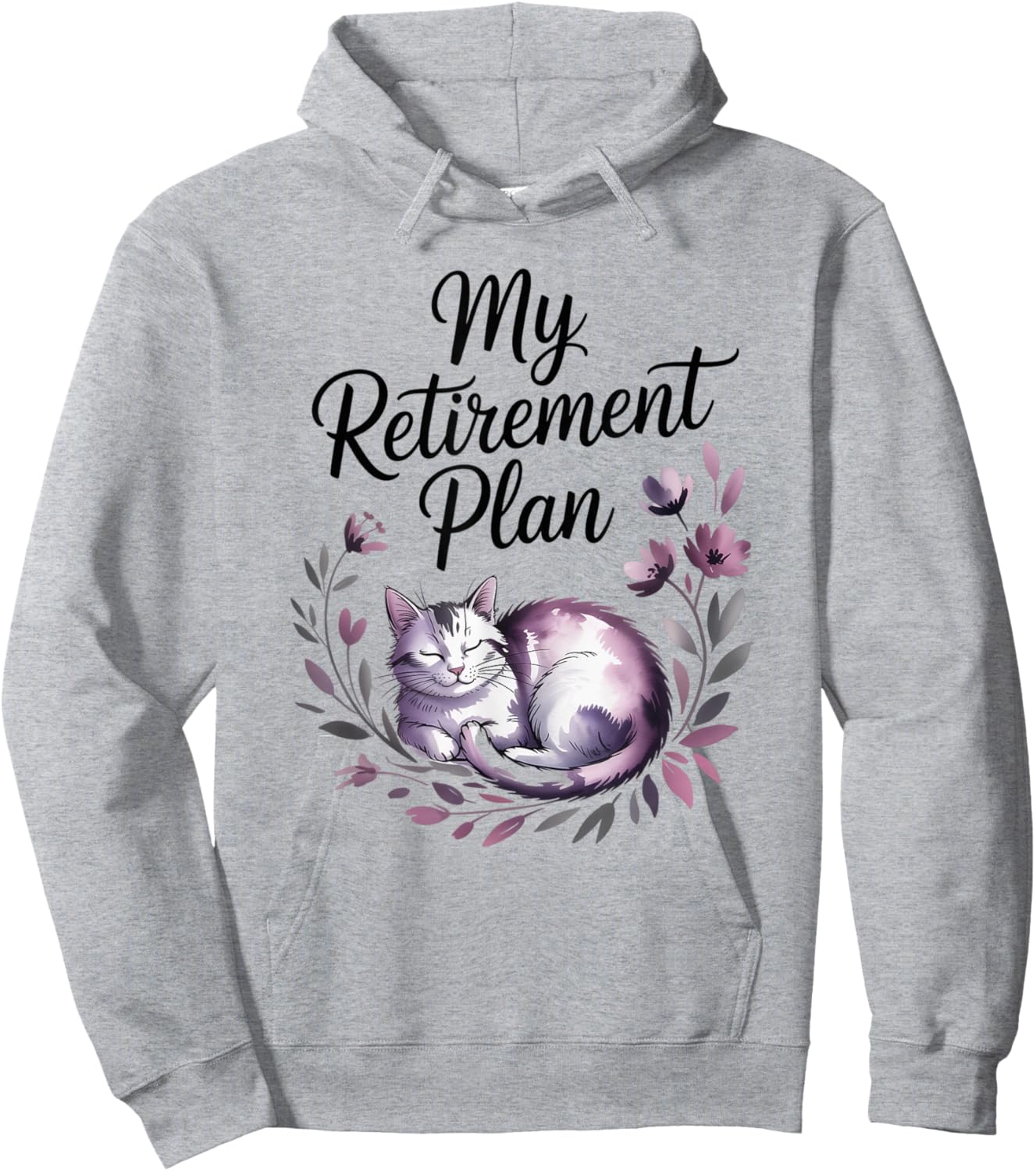 My Retirement Plan Cat Lovers Hoodie - Hoodie | Ash