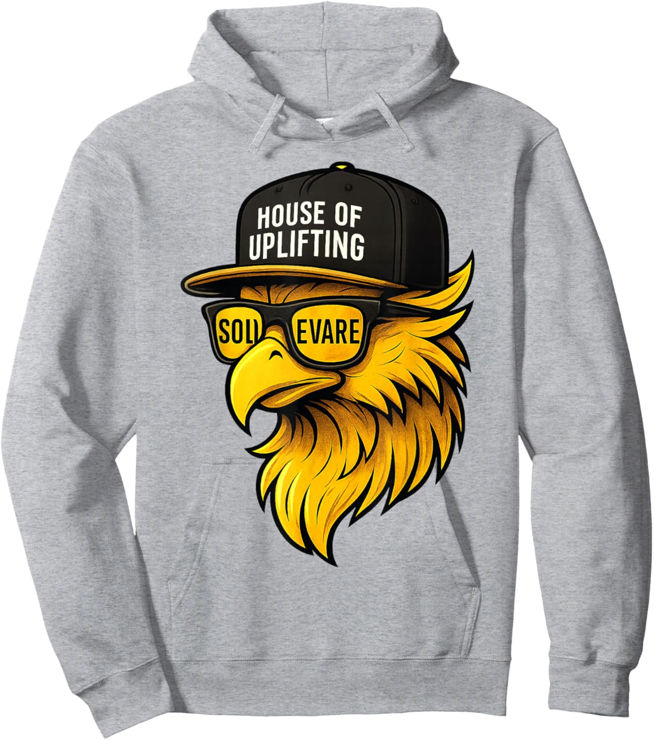 SOLLEVARE House of Uplifting, RCA School Hoodie - Hoodie | Ash