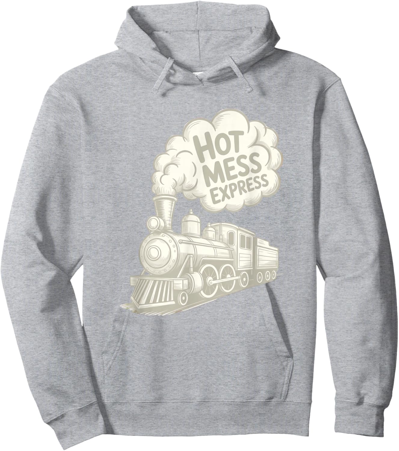 Hot Mess Express Cute Mom Hoodie - Hoodie | Ash