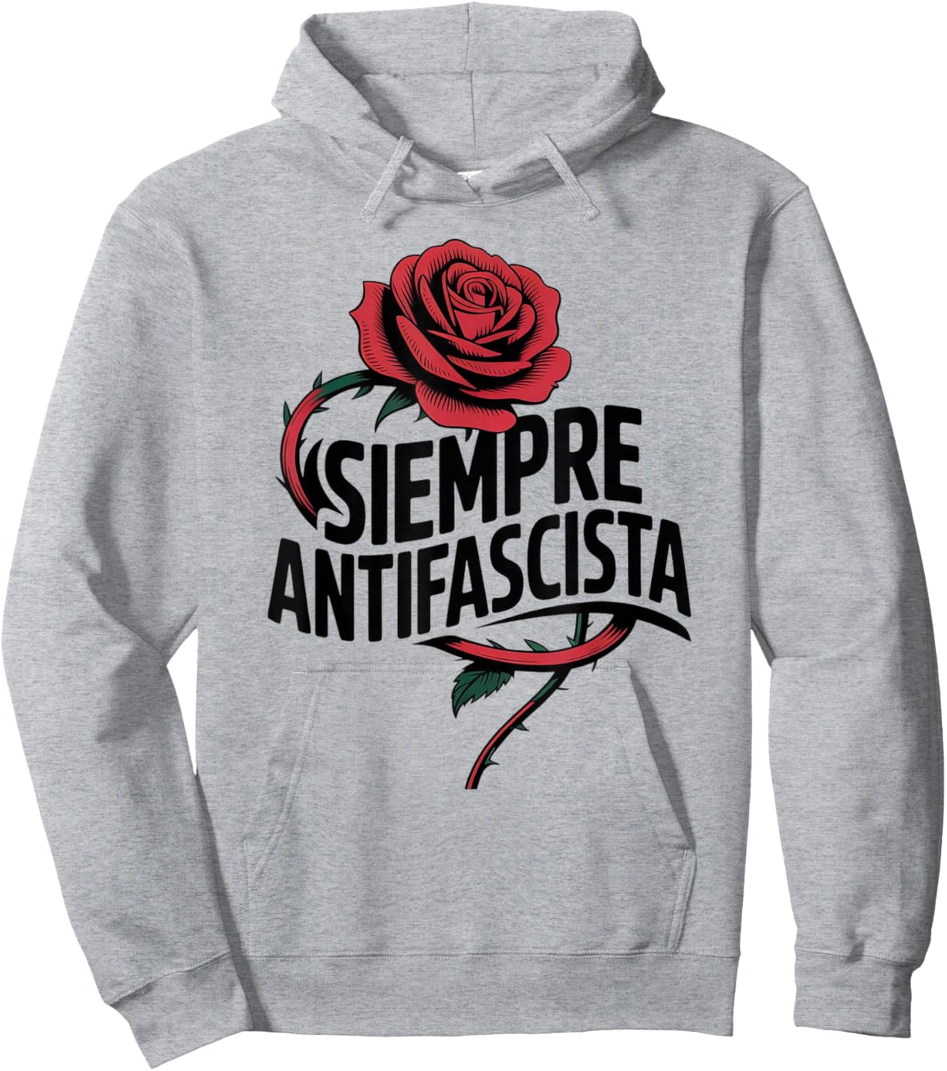 Siempre Antifascista Hoodie - Hoodie | Ash