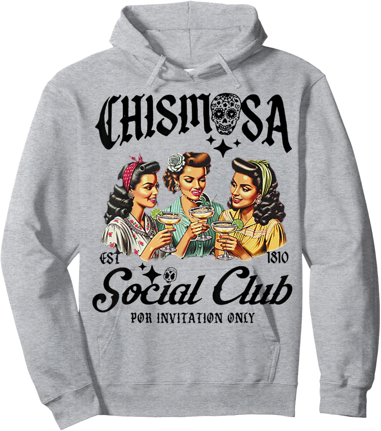 Chismosa Social Club Hoodie - Hoodie | Ash