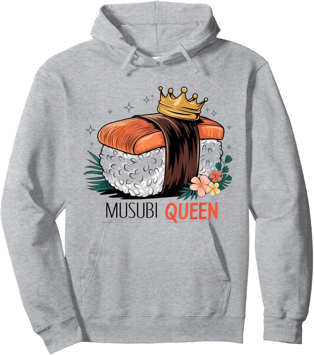 Musubi – Hawaiian Snack Lover’s Design Hoodie - Hoodie | Ash