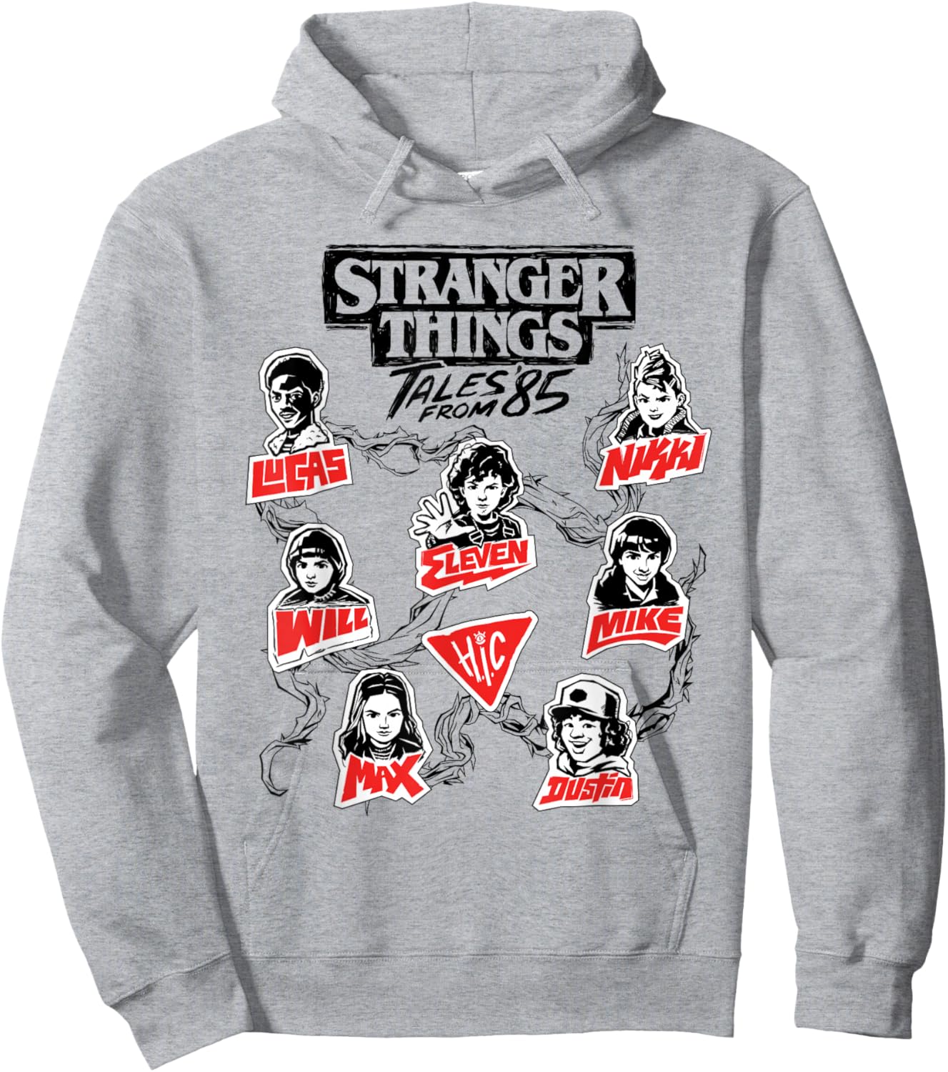 Stranger Things Tales from '85 Character Vines Hoodie - Hoodie | Ash