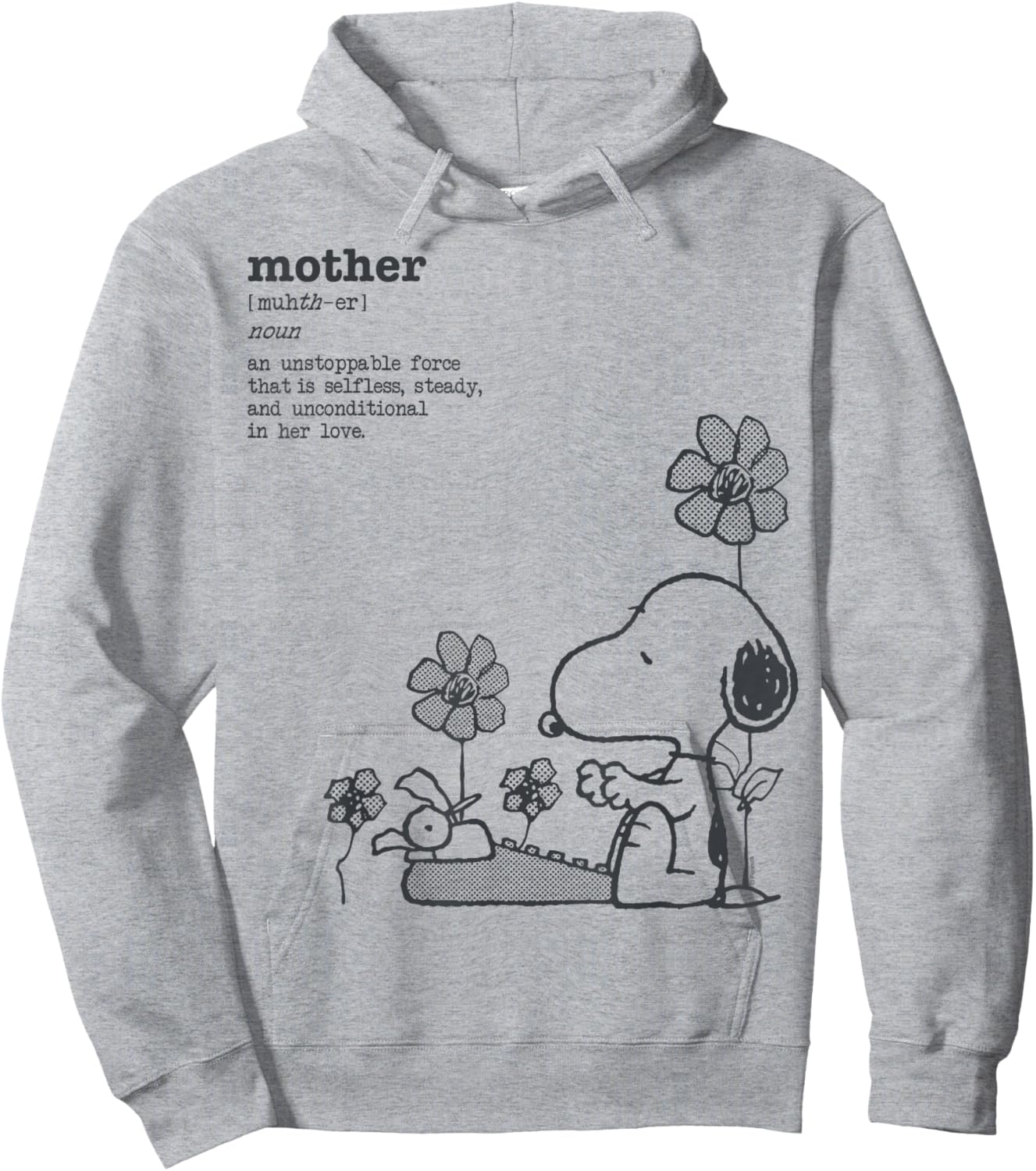 Snoopy - Definition of Mother Hoodie - Hoodie | Ash