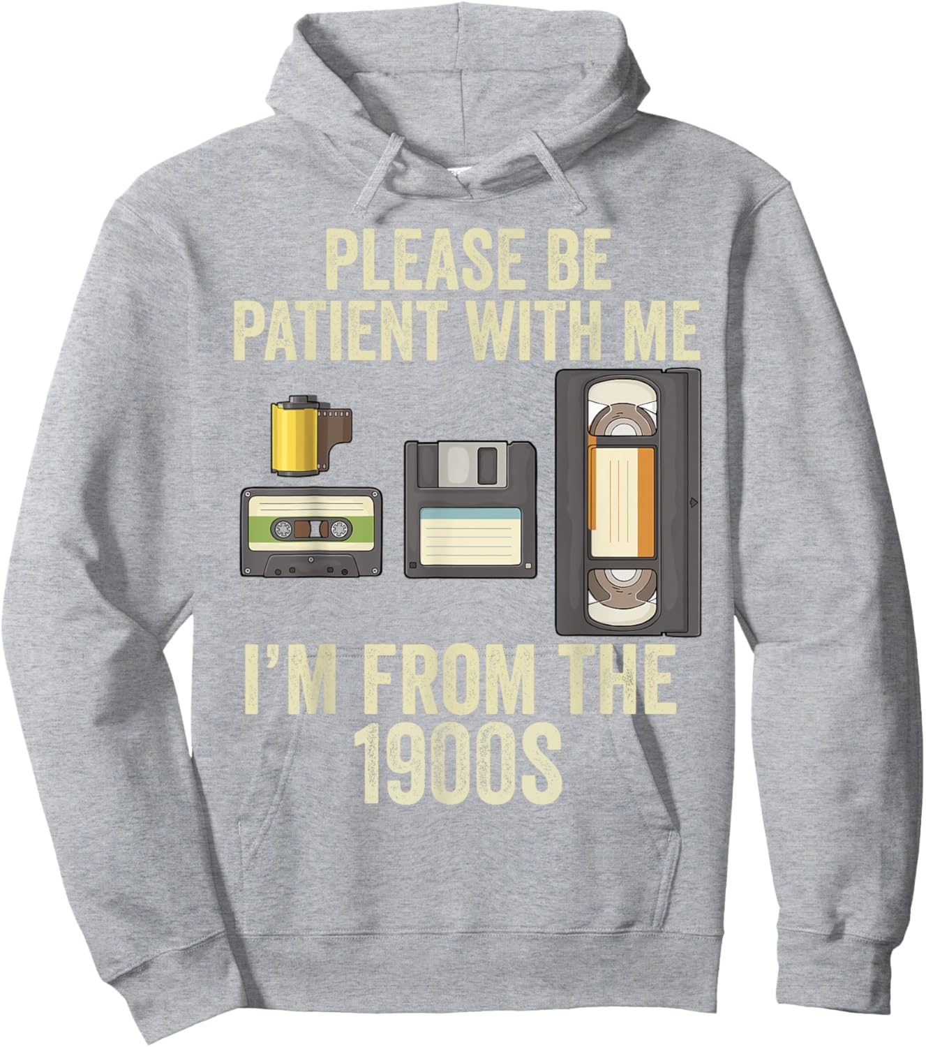 Be Patient With Me I'm From The 1900s Hoodie - Hoodie | Ash