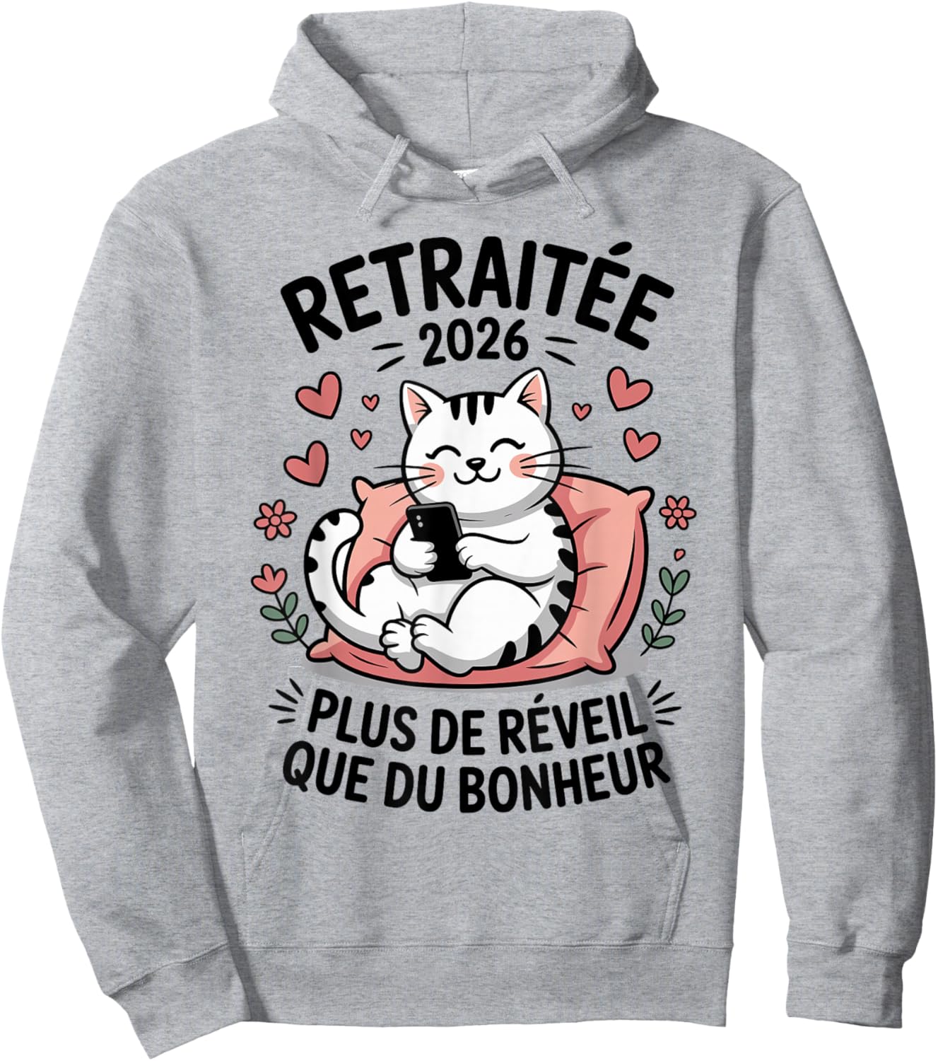 Retirement Retired Woman 2026 Humor Hoodie - Hoodie | Ash