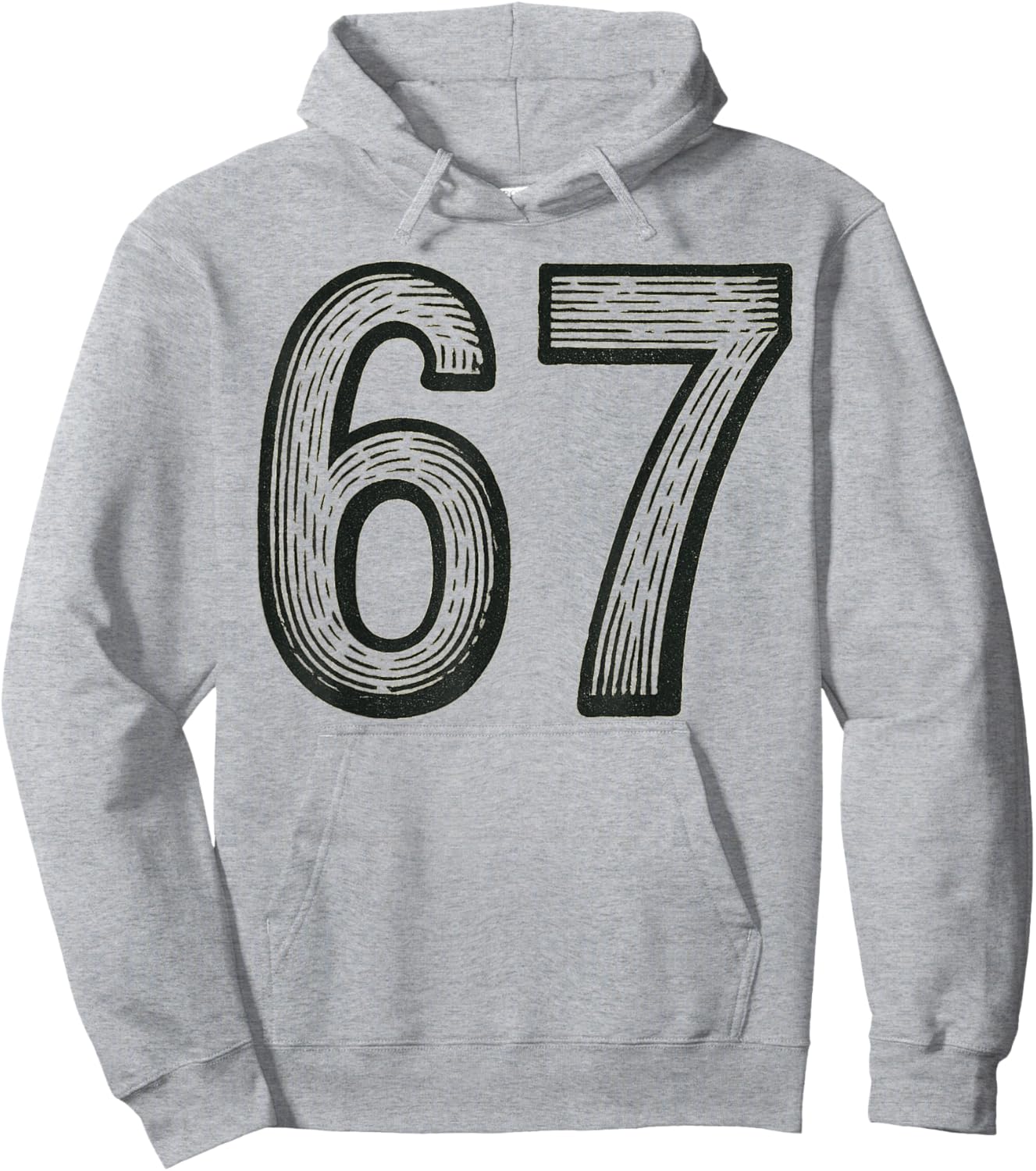 67 Six Seven 6 7 Meme Design Funny 6 7 Hoodie - Hoodie | Ash