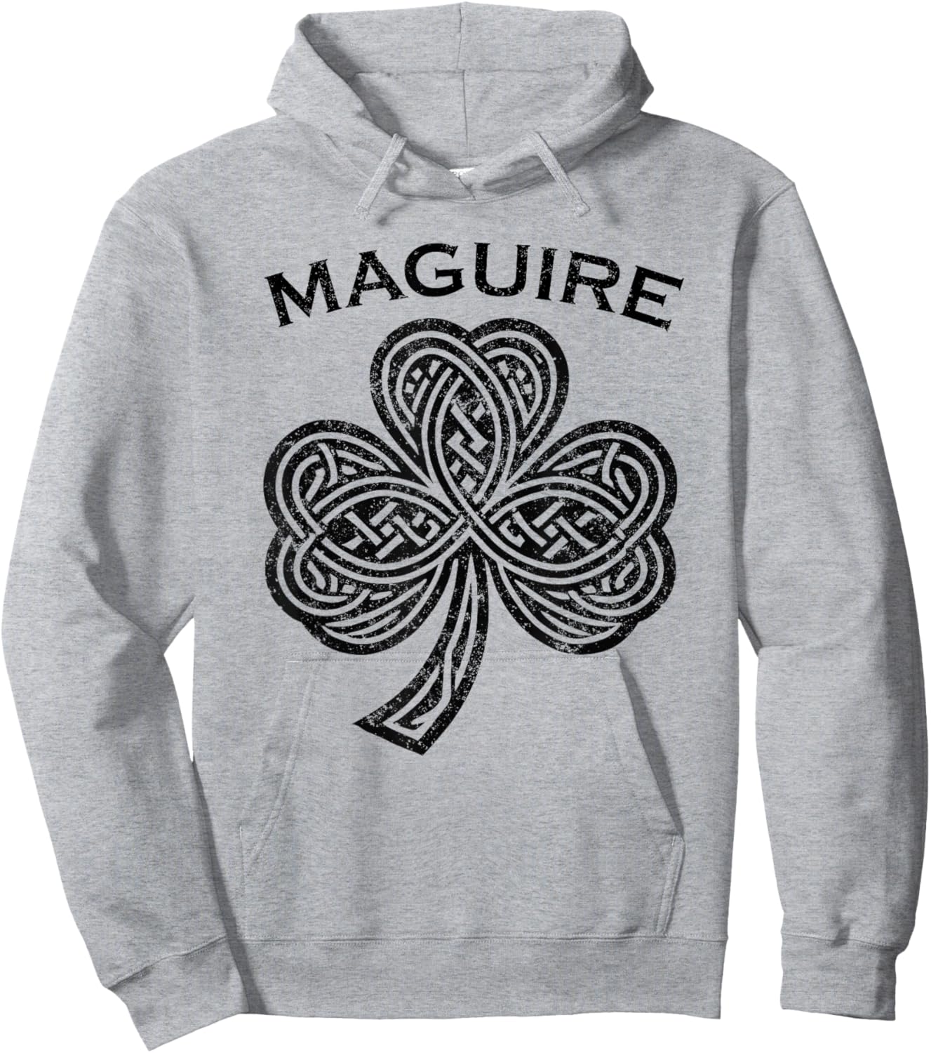 Maguire Family Last Name Irish Ireland Celtic Hoodie - Hoodie | Ash