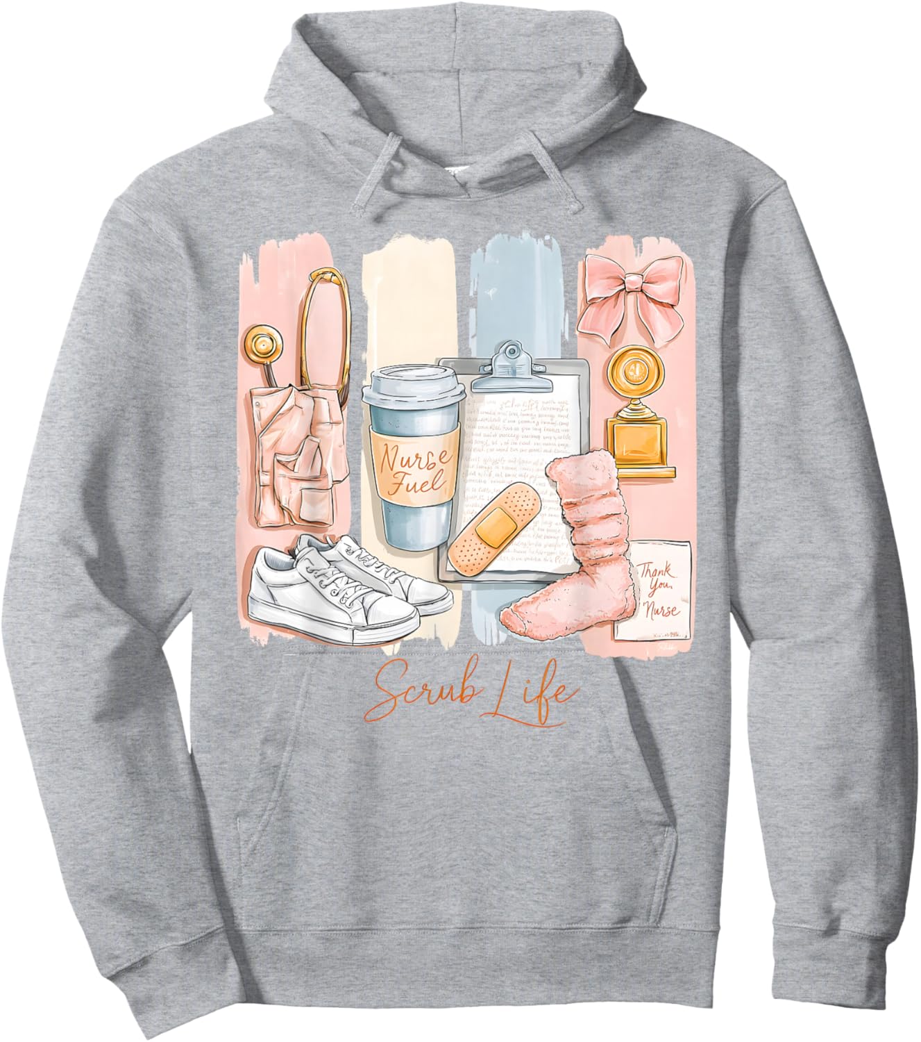 Scrub Life - Nurse Hoodie - Hoodie | Ash