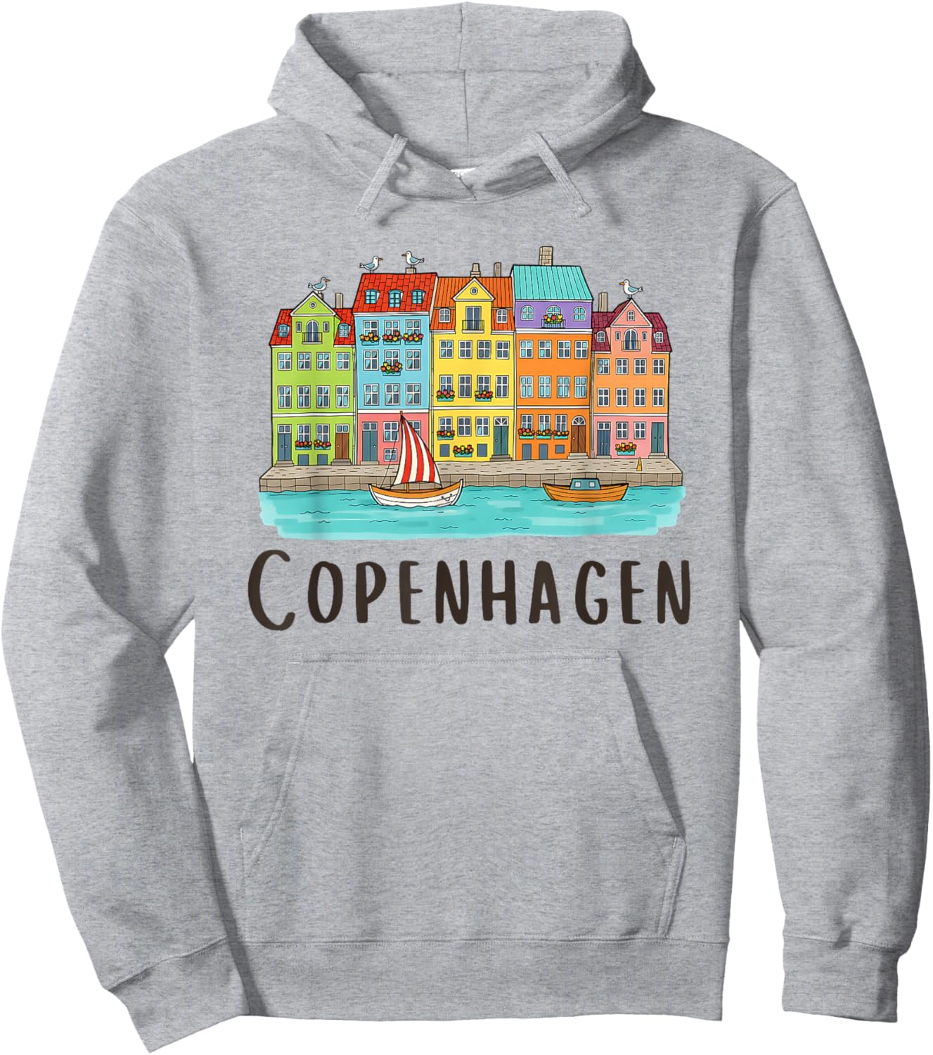Copenhagen Denmark/Copenhagen Hoodie - Hoodie | Ash