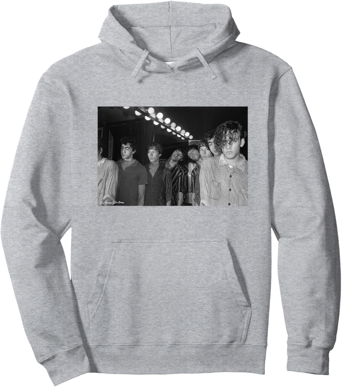 REM Band Portrait by George DuBose Hoodie - Hoodie | Ash