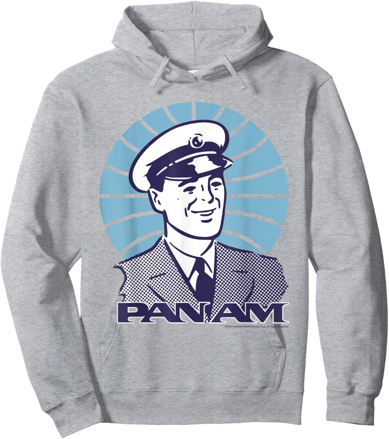 Pan Am Pilot Smile Hoodie - Hoodie | Ash