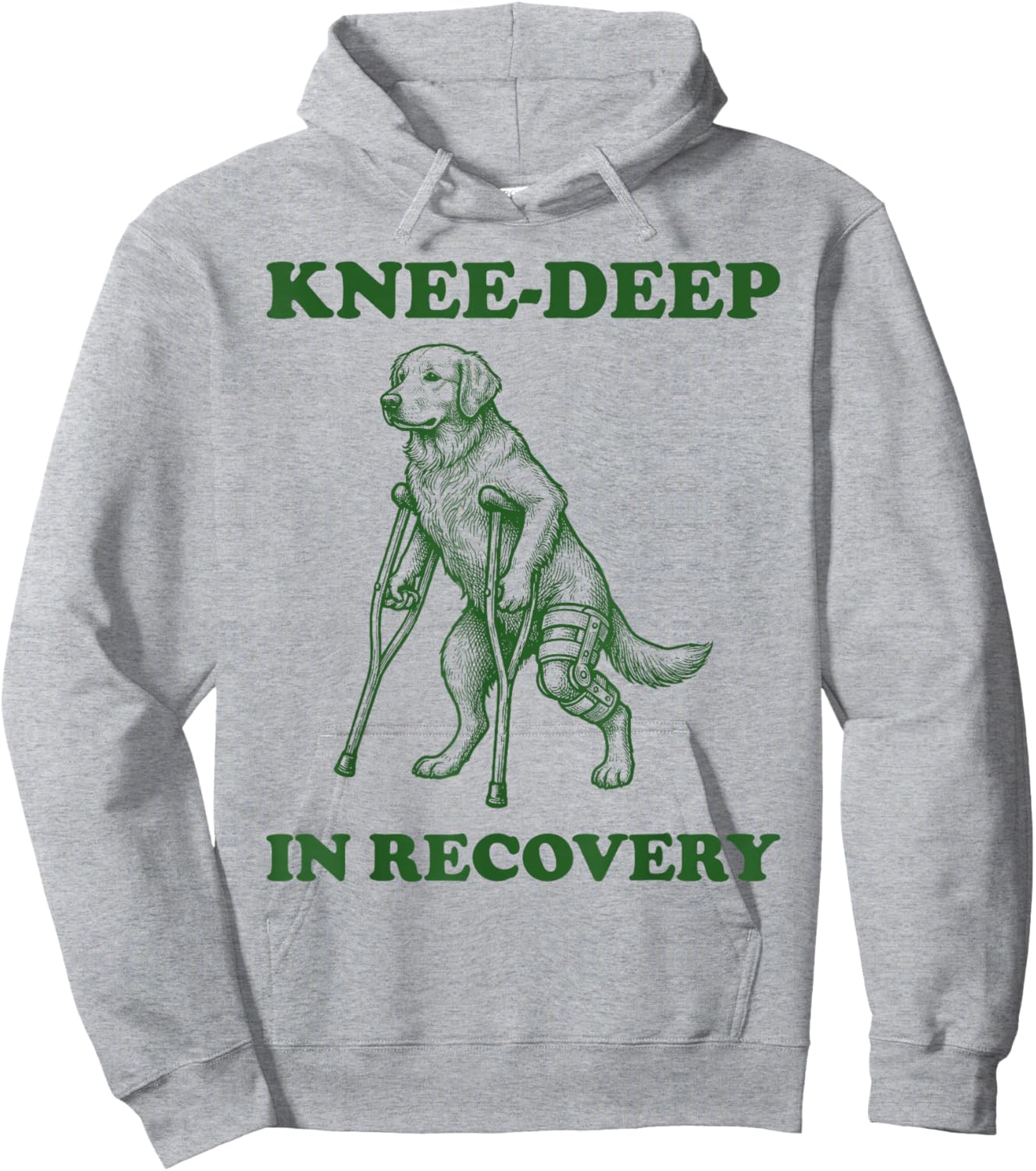 Bad Knees After Knee Replacement Recovery Hoodie - Hoodie | Ash